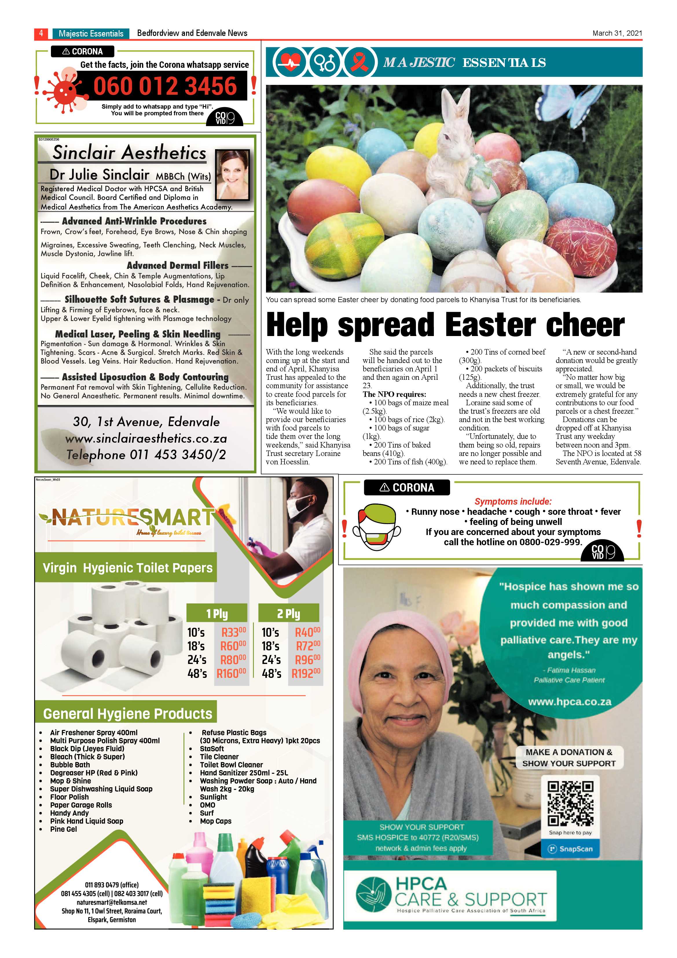 Bedfordview Edenvale News 31 March 2021 page 4