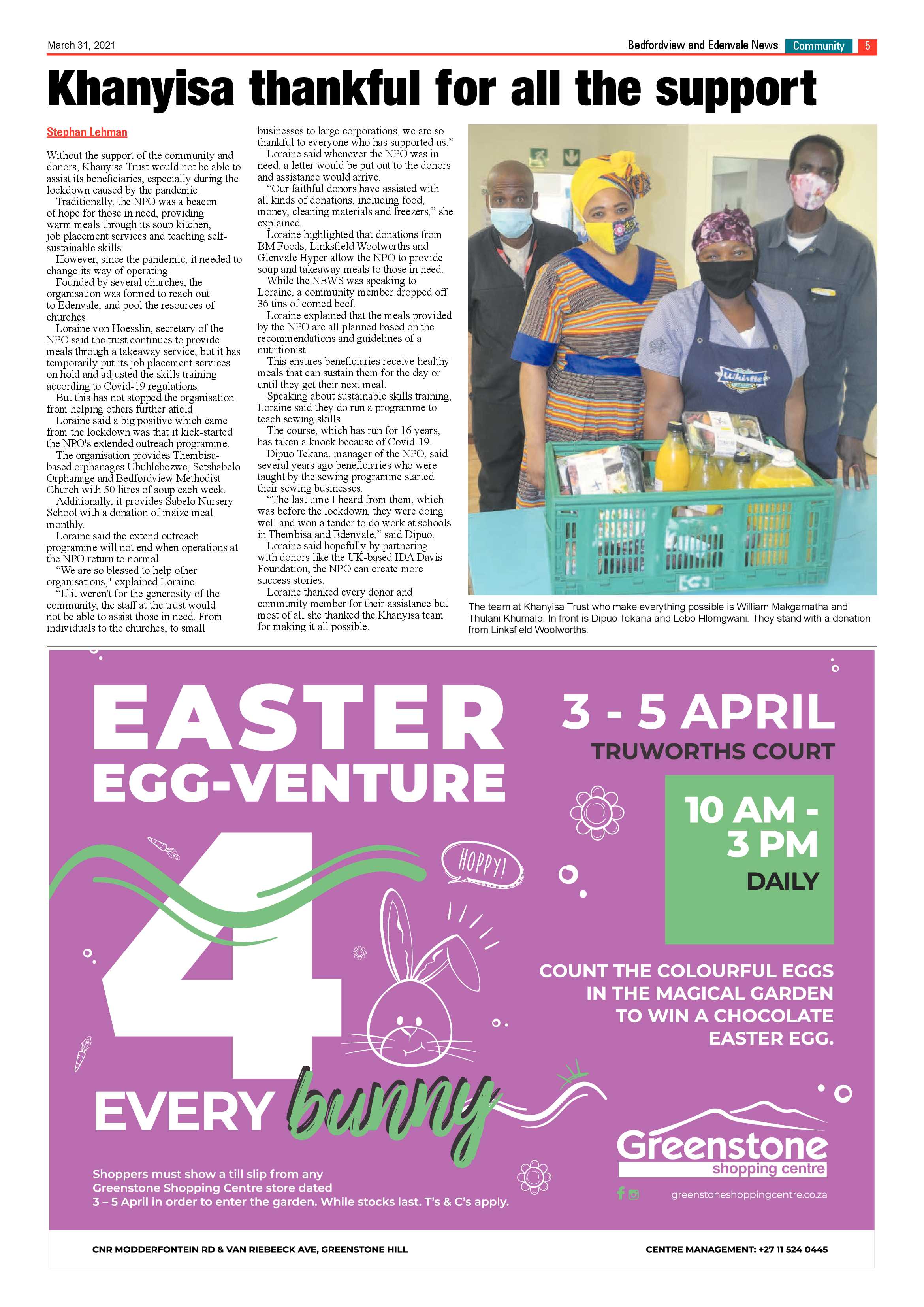 Bedfordview Edenvale News 31 March 2021 page 5