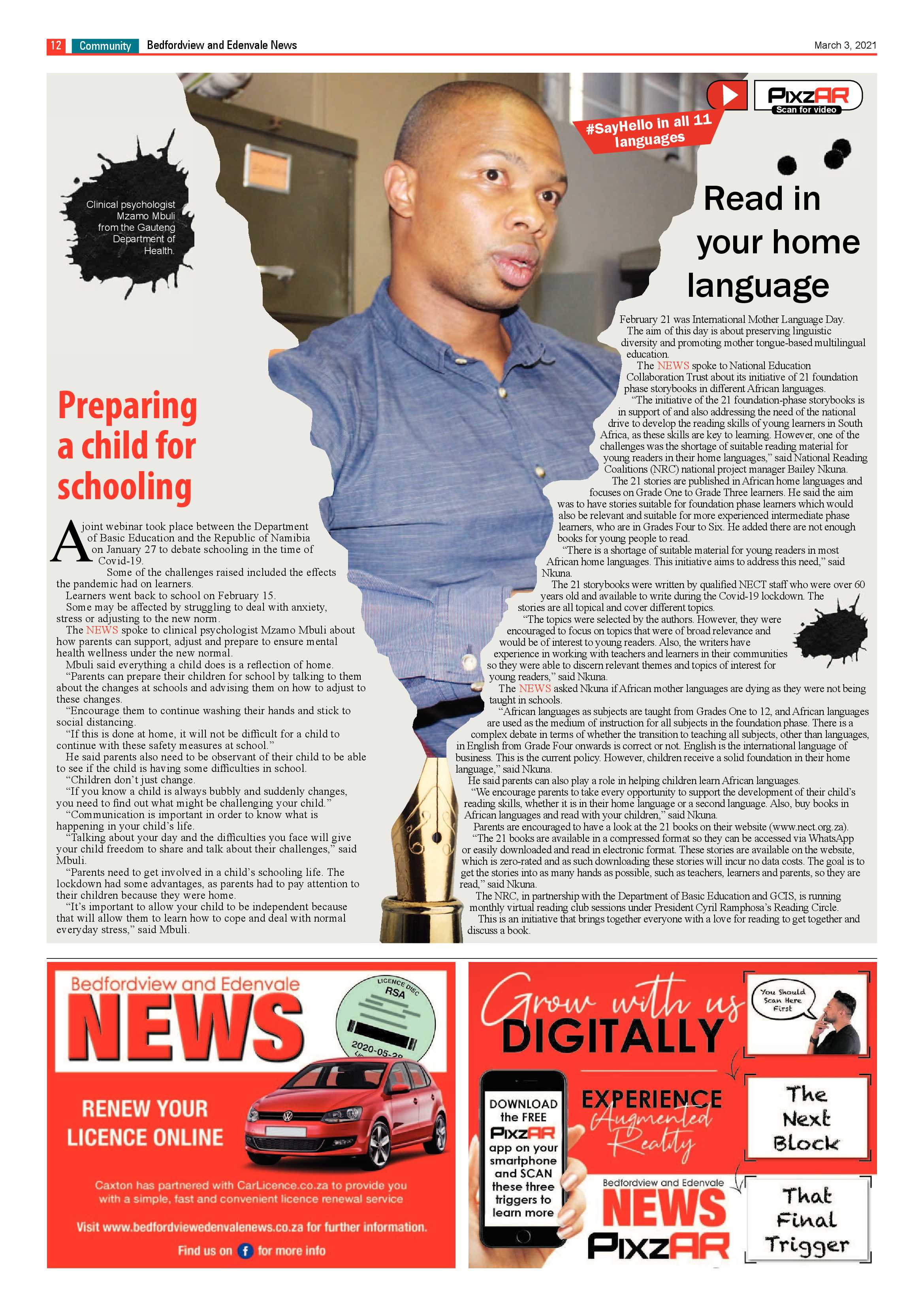 Bedfordview Edenvale News 3 March 2021 page 12