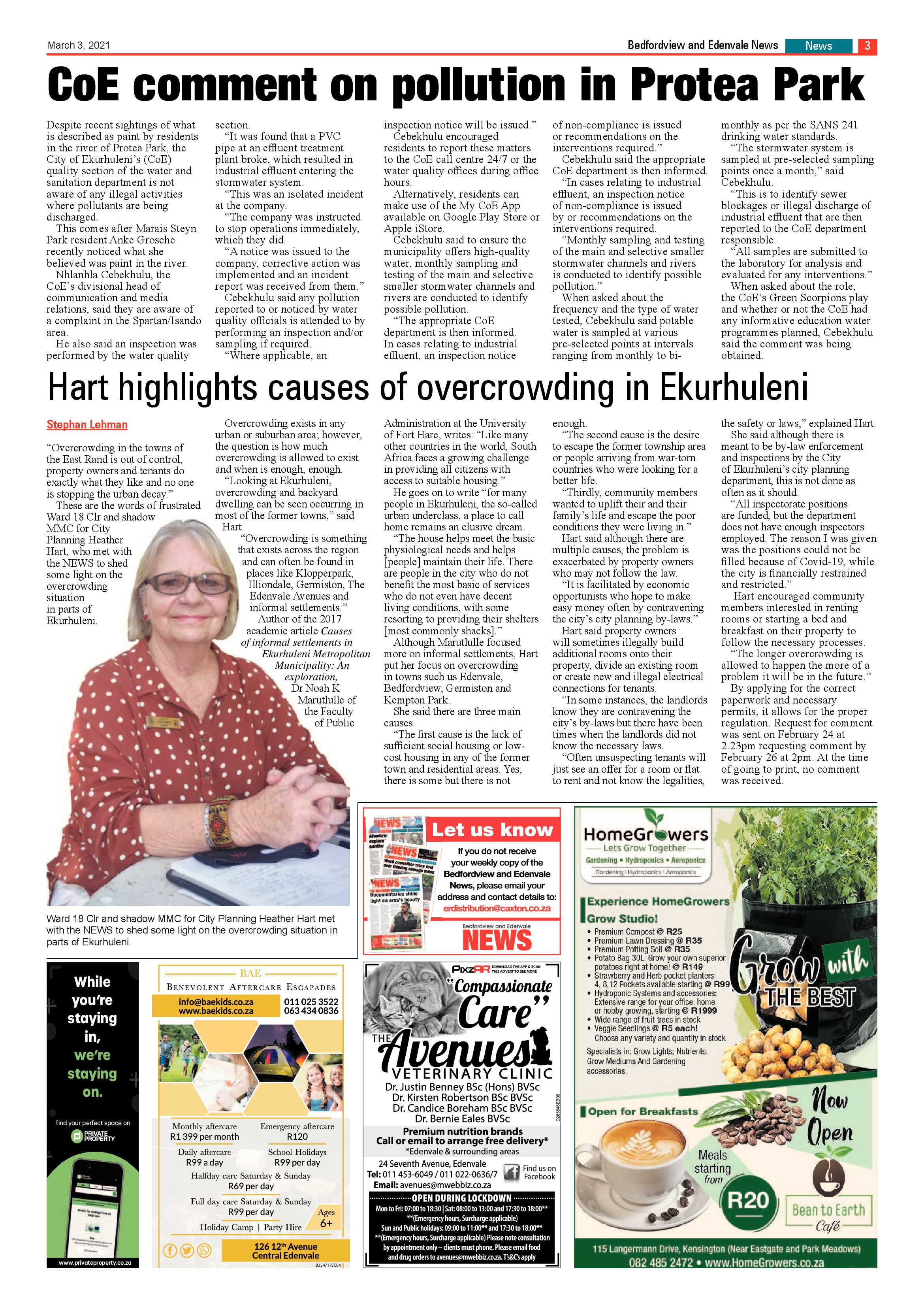 Bedfordview Edenvale News 3 March 2021 page 3
