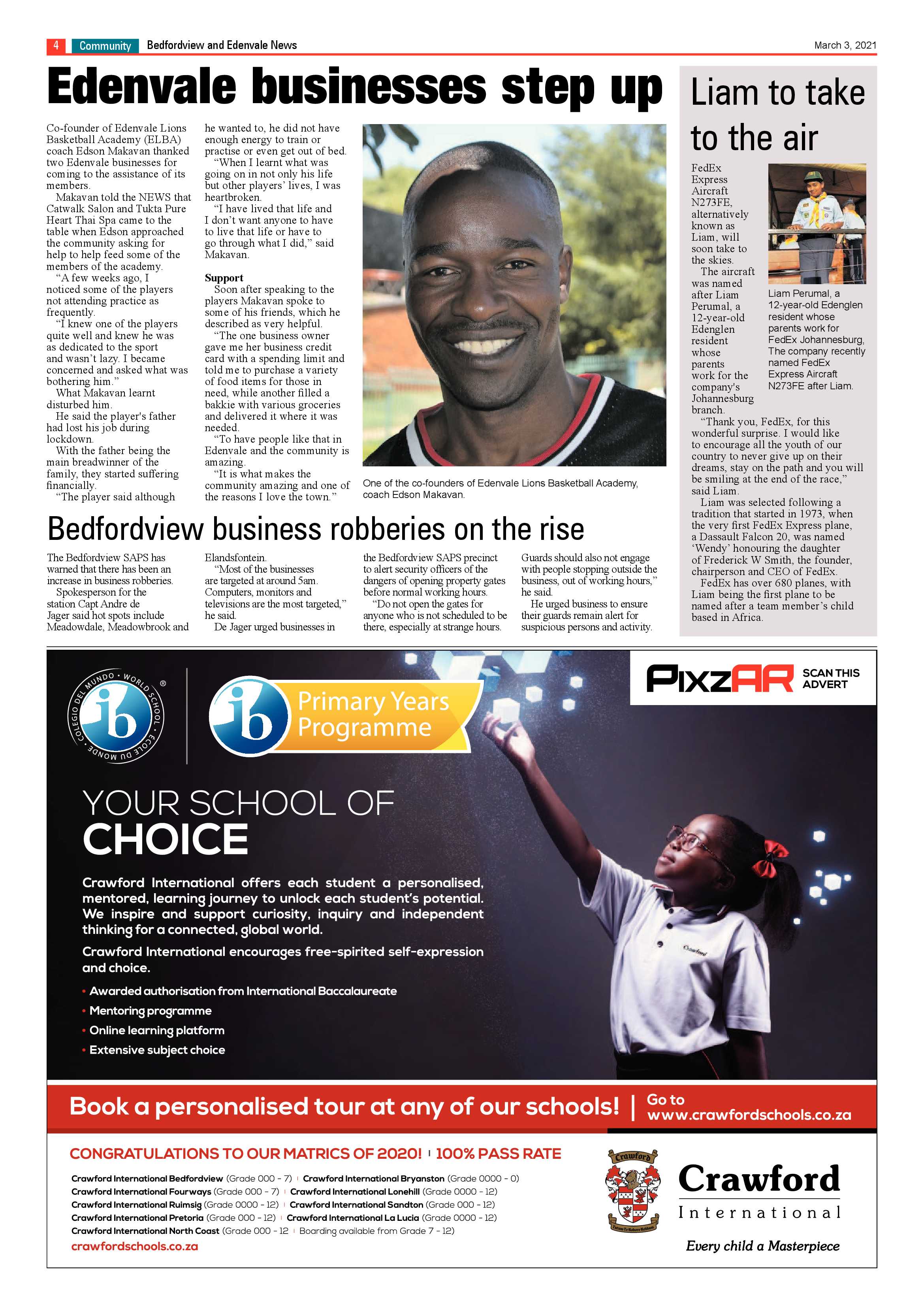 Bedfordview Edenvale News 3 March 2021 page 4