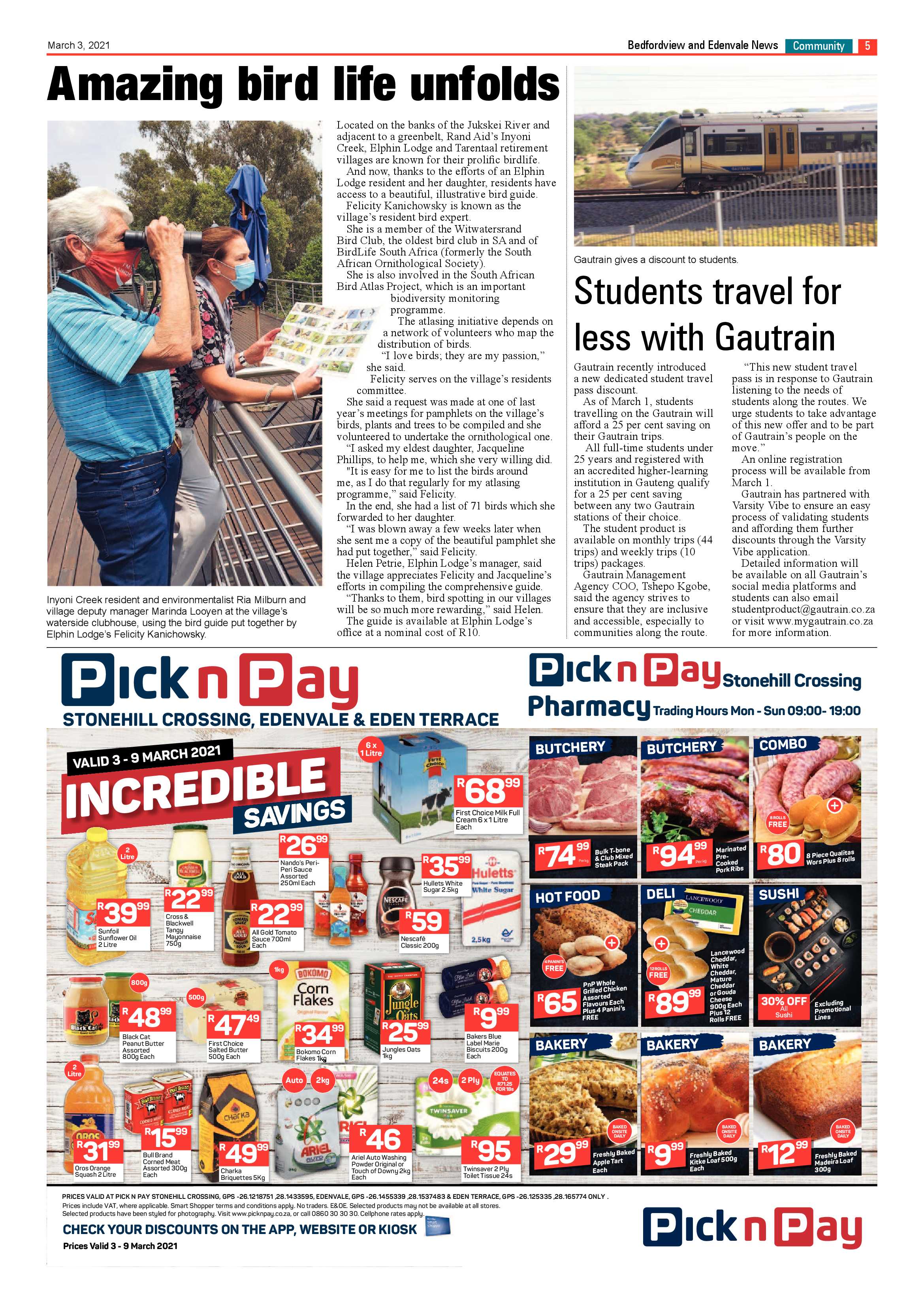 Bedfordview Edenvale News 3 March 2021 page 5