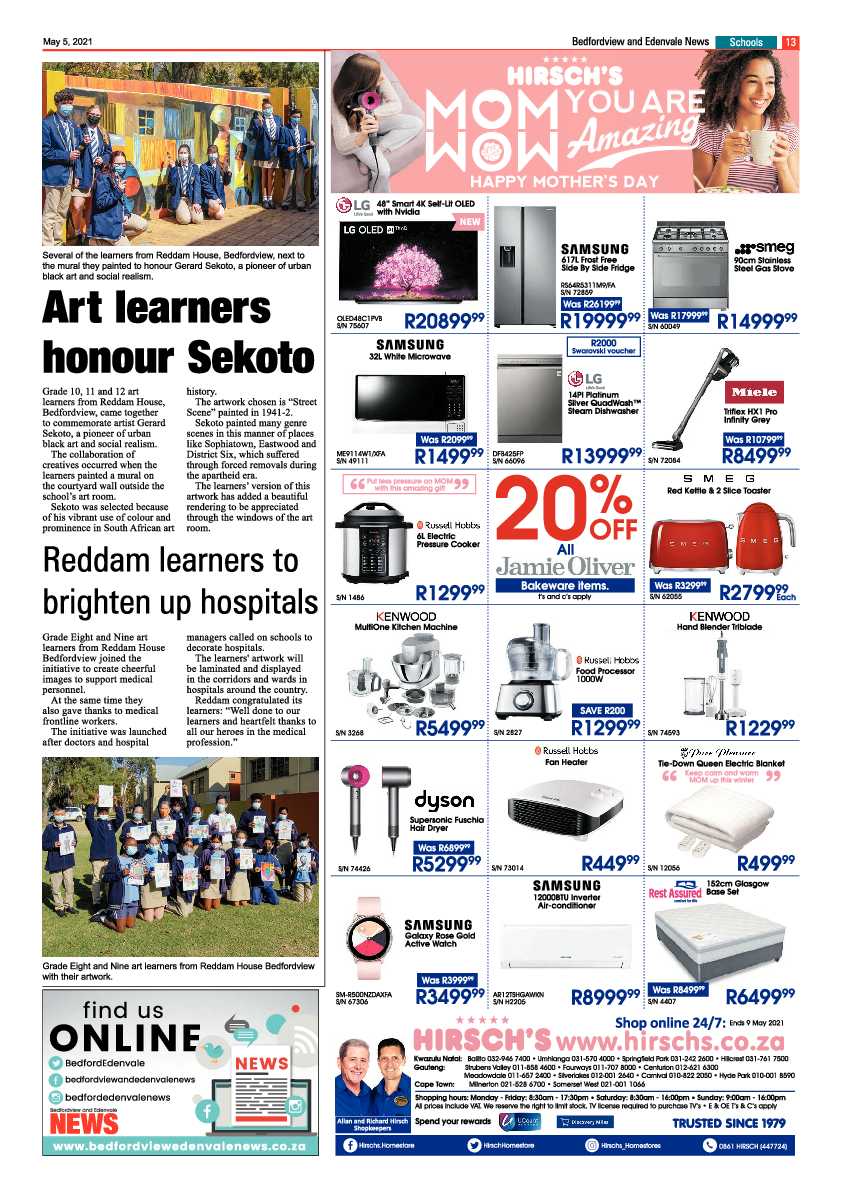 Bedfordview Edenvale News 7 May 2021 page 13
