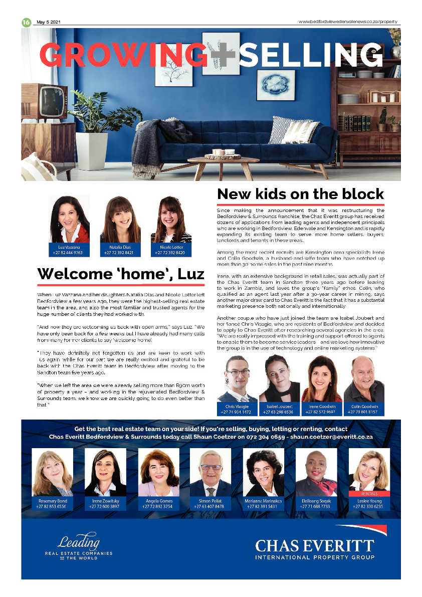 Bedfordview Edenvale News 7 May 2021 page 16