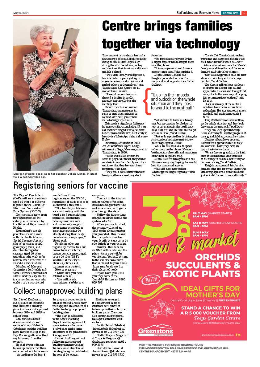 Bedfordview Edenvale News 7 May 2021 page 5