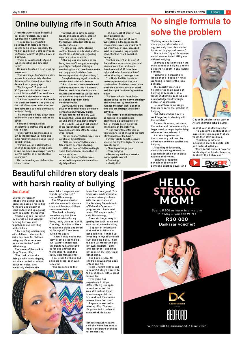 Bedfordview Edenvale News 7 May 2021 page 7