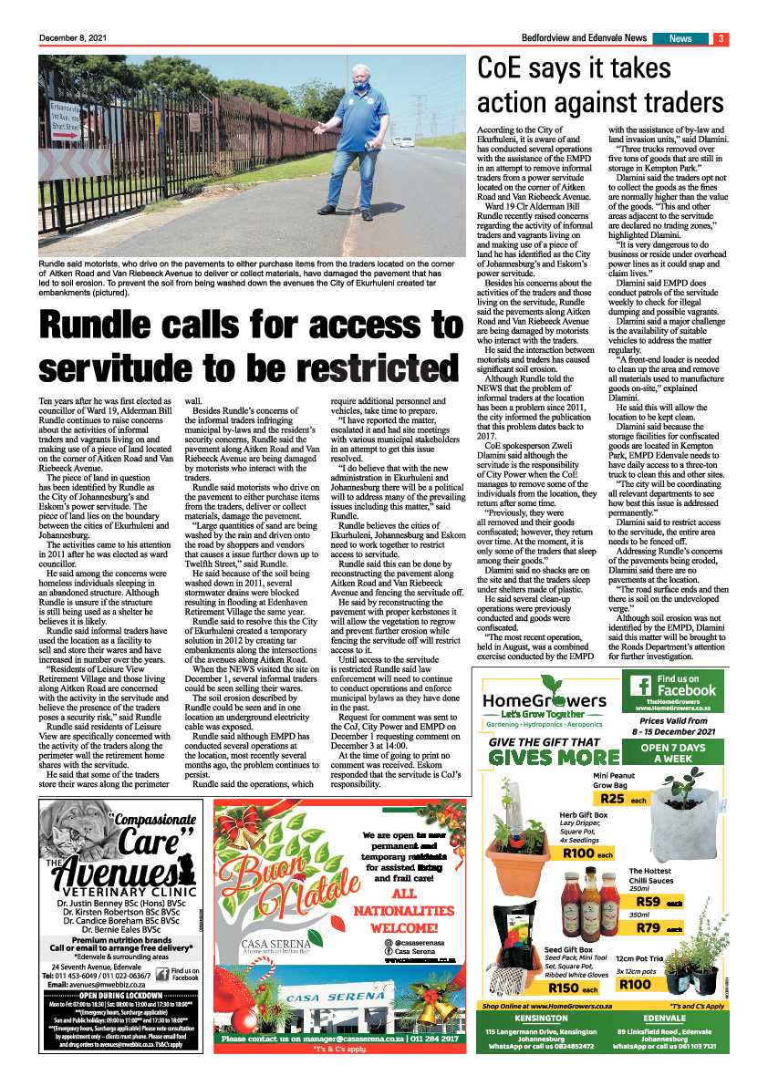 Bedfordview Edenvale News 8 December 2021 page 5