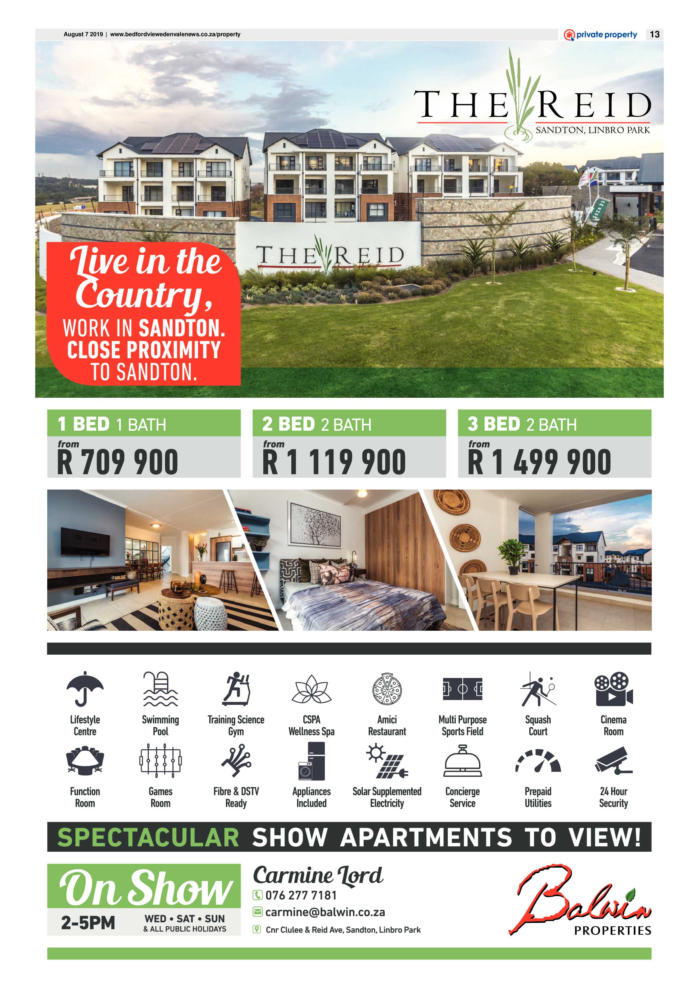 Bedfordview  and Edenvale News 07 August 2019 page 13