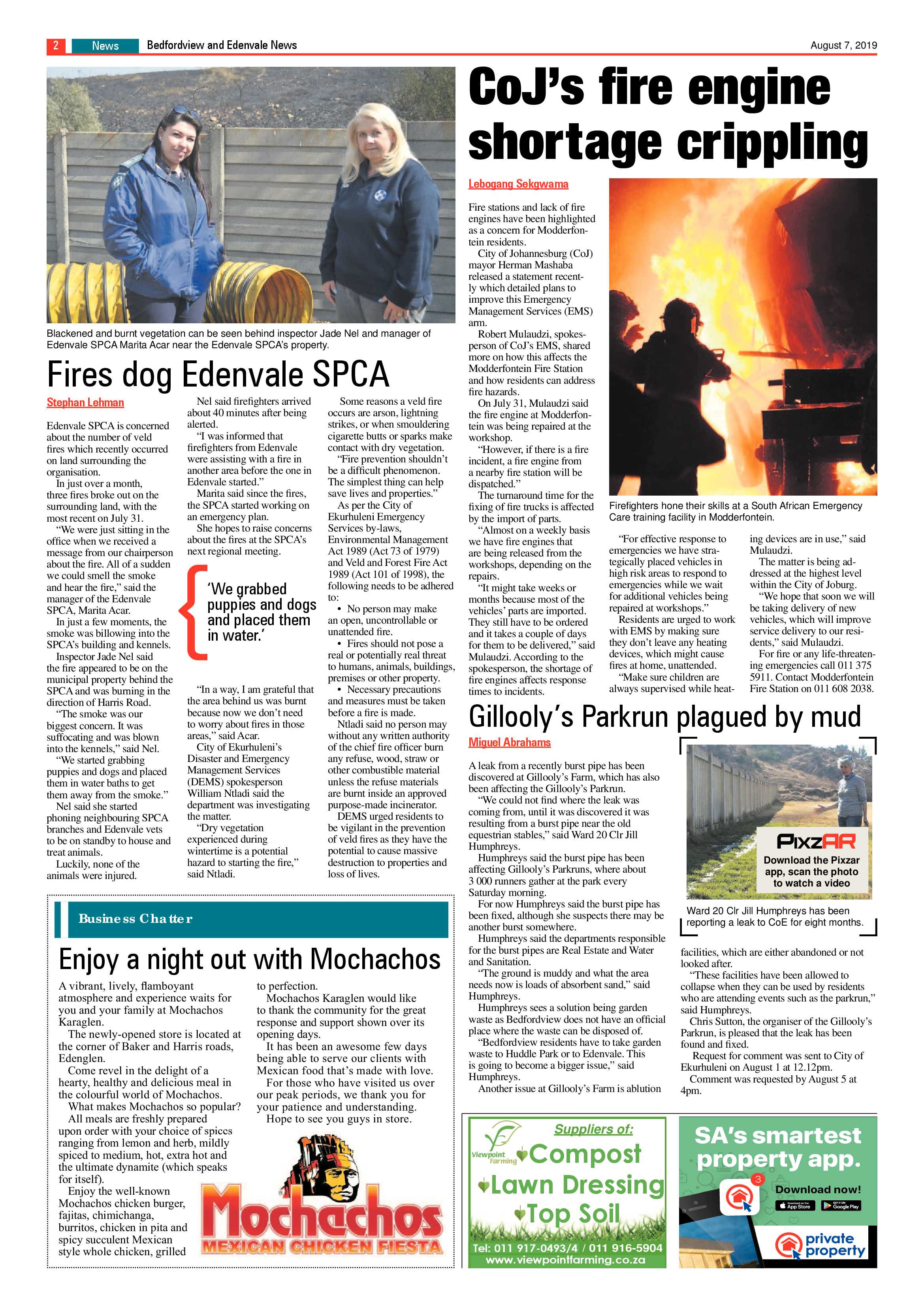 Bedfordview  and Edenvale News 07 August 2019 page 2
