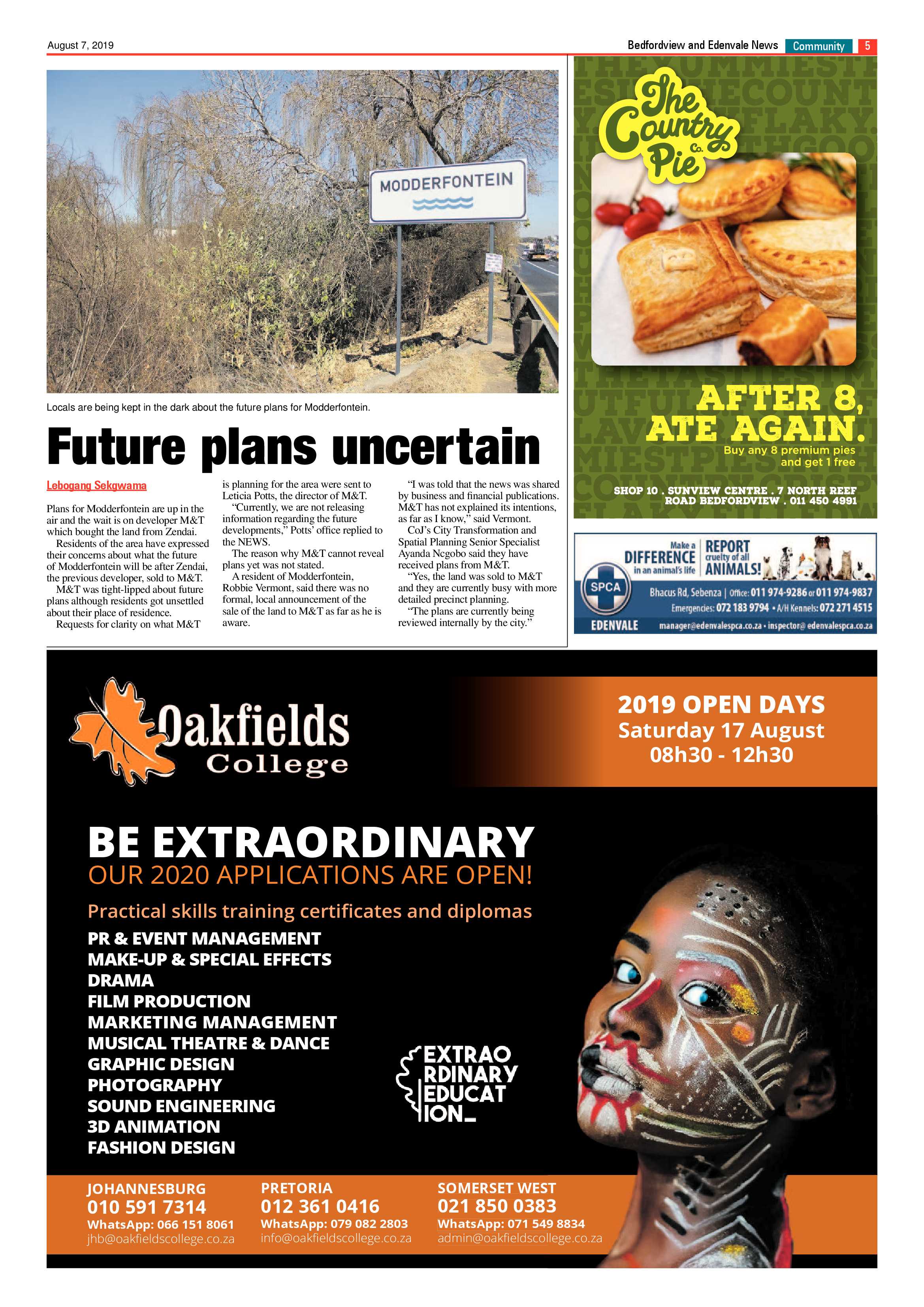 Bedfordview  and Edenvale News 07 August 2019 page 5