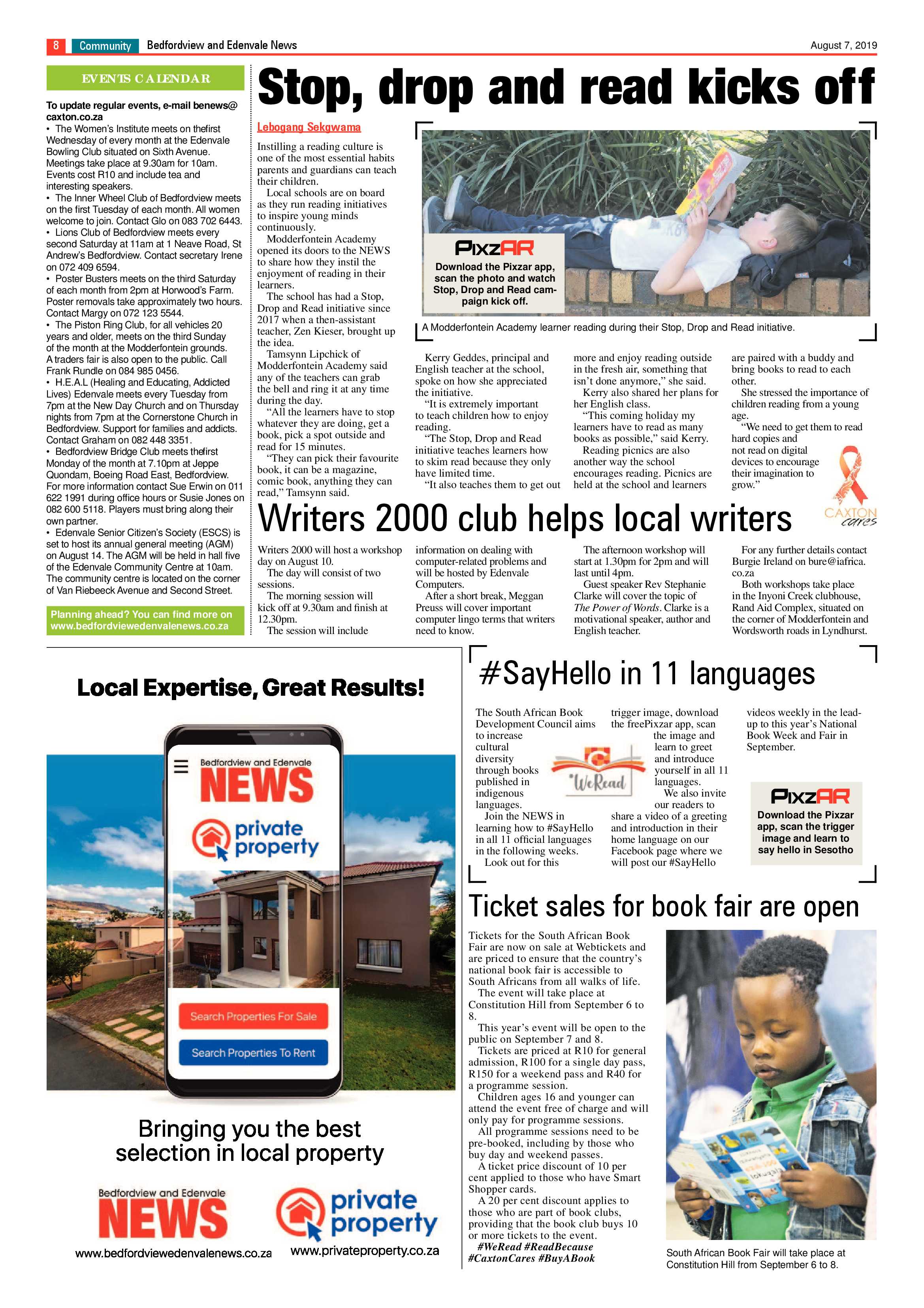 Bedfordview  and Edenvale News 07 August 2019 page 8