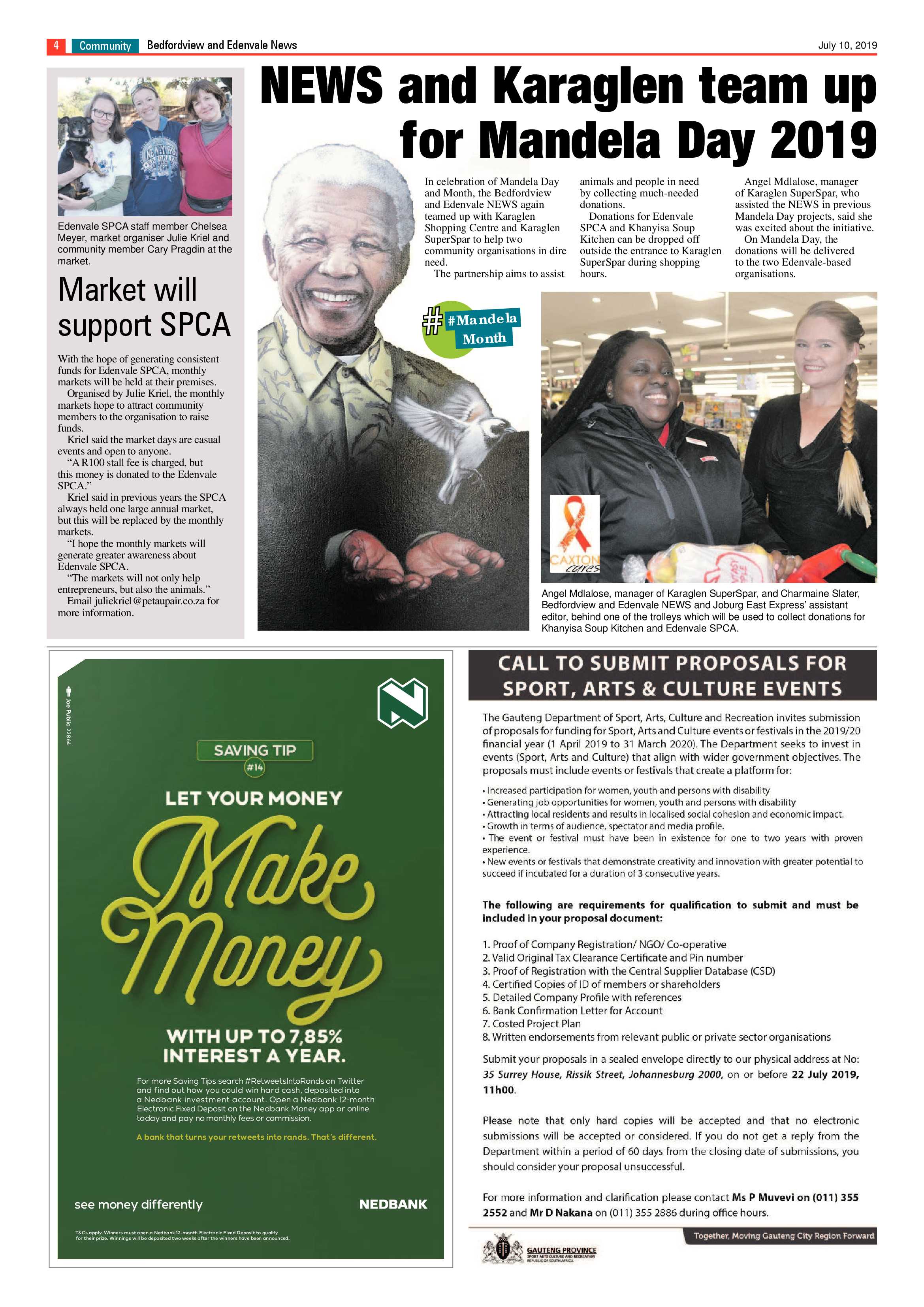 Bedfordview  and Edenvale News 10 July 2019 page 4