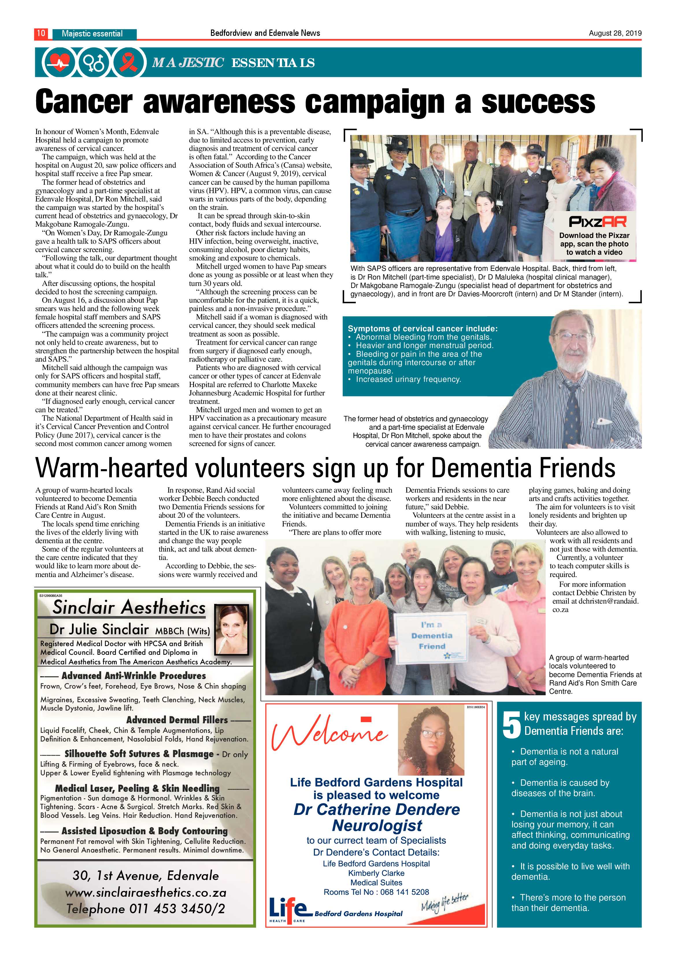 Bedfordview and Edenavale News 28 August 2019 page 10