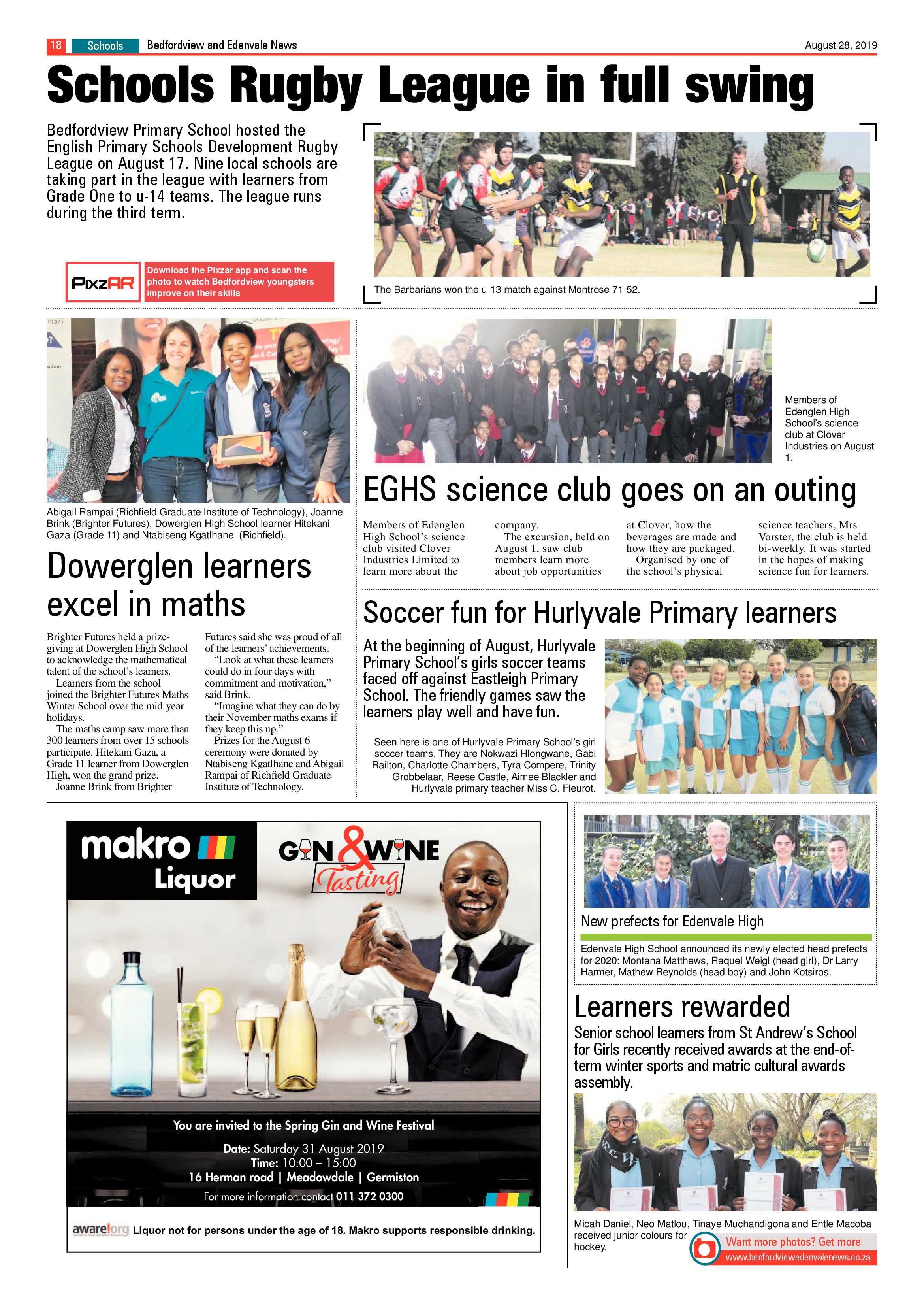 Bedfordview and Edenavale News 28 August 2019 page 18