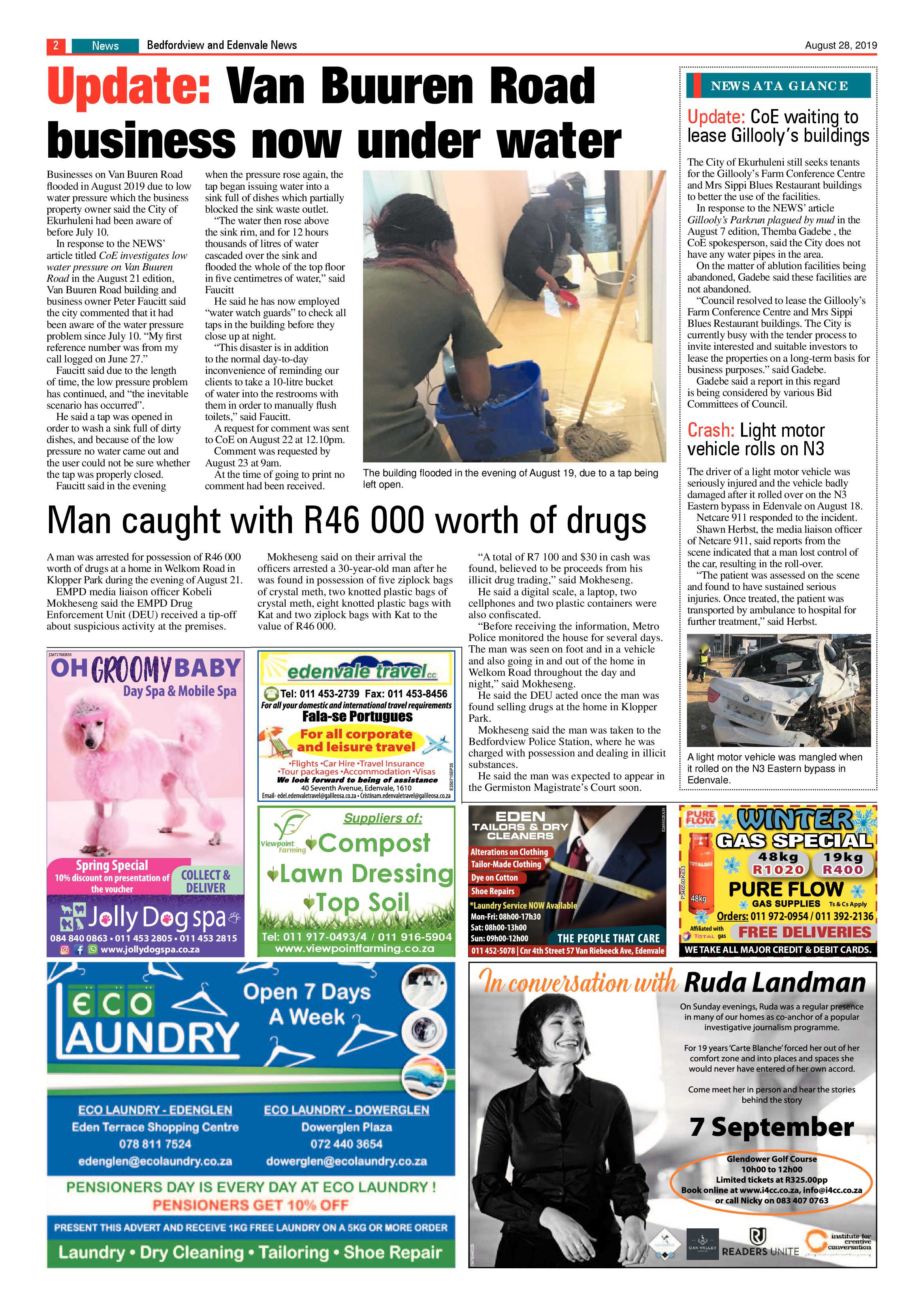 Bedfordview and Edenavale News 28 August 2019 page 2