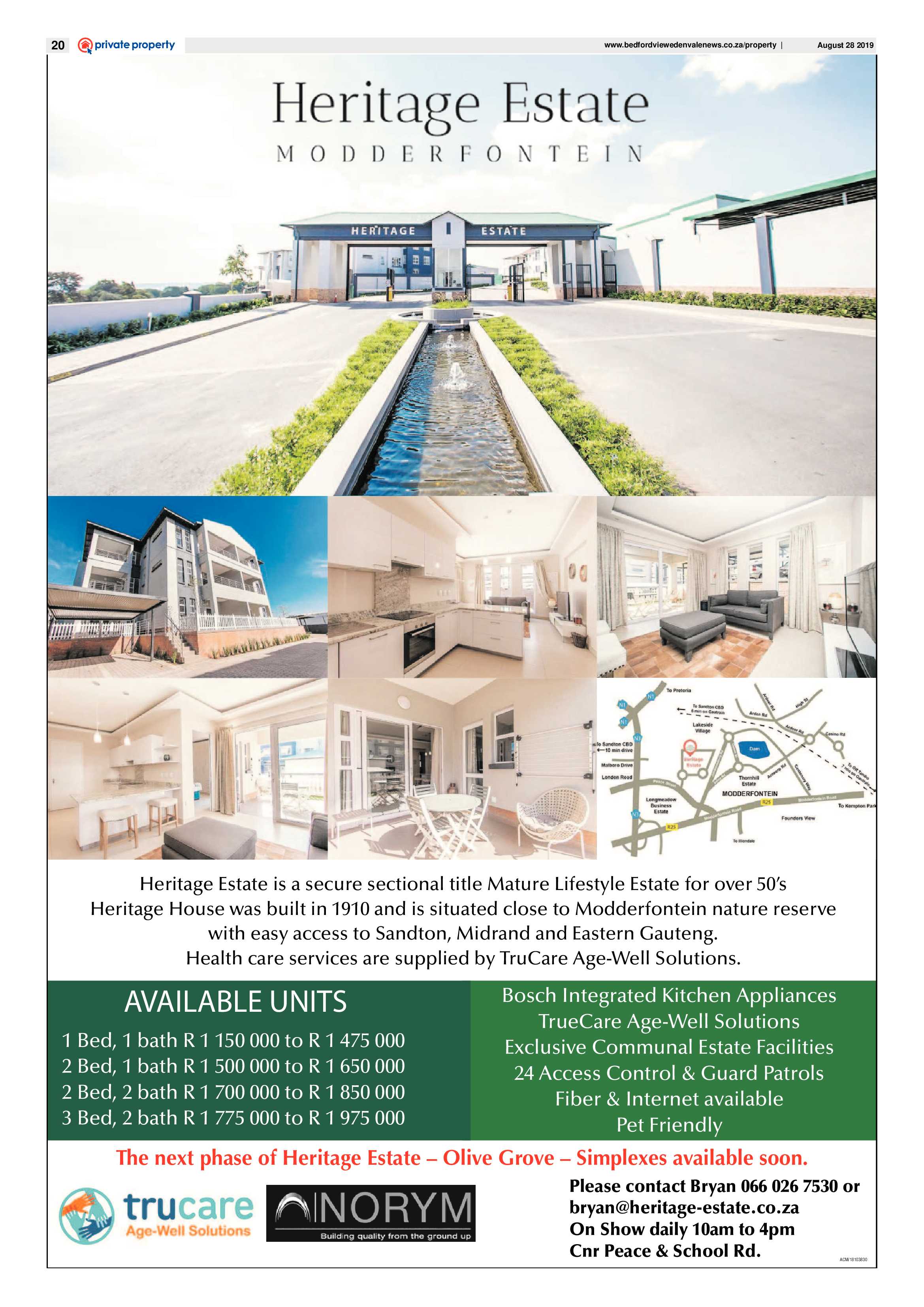 Bedfordview and Edenavale News 28 August 2019 page 20