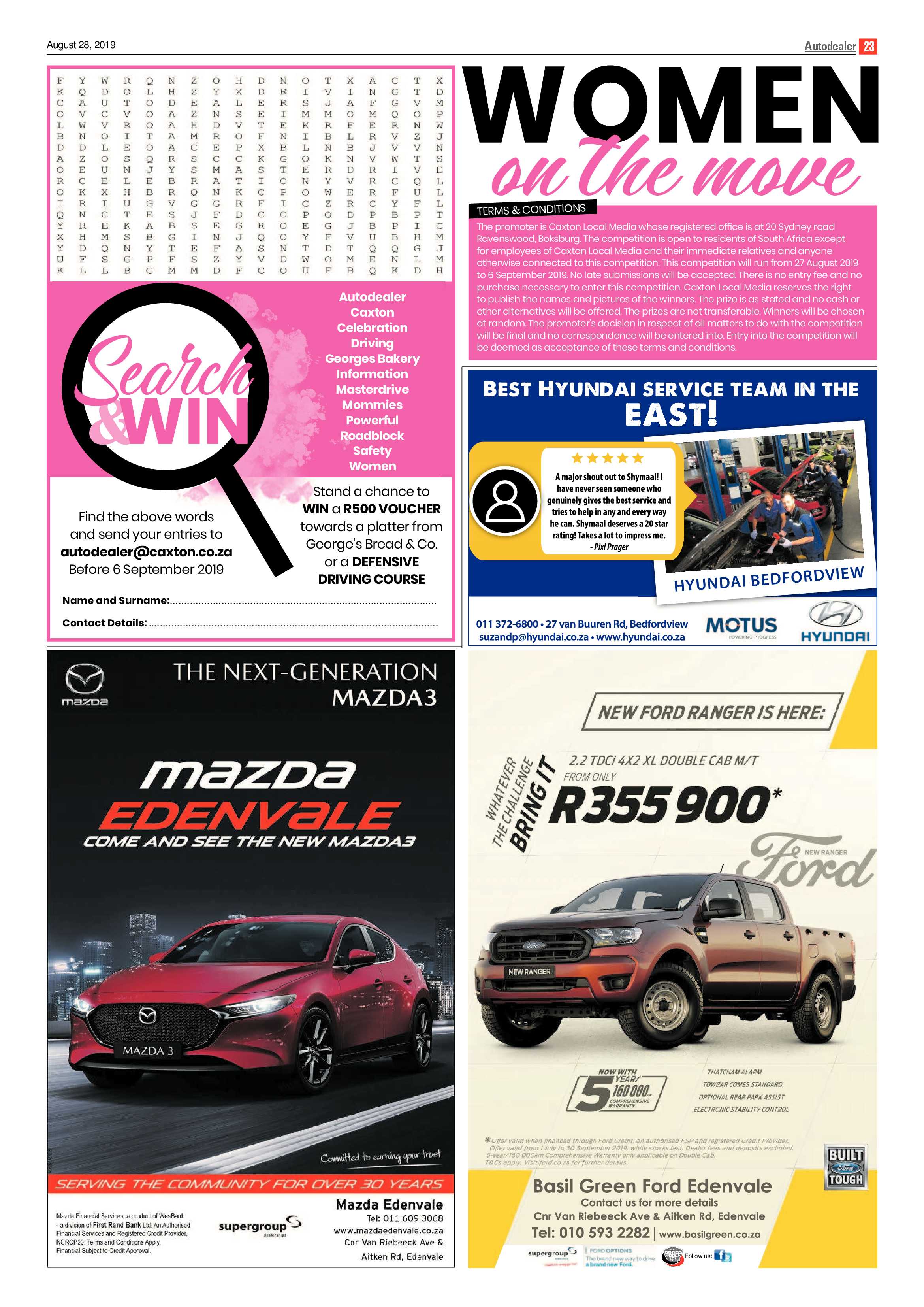 Bedfordview and Edenavale News 28 August 2019 page 23