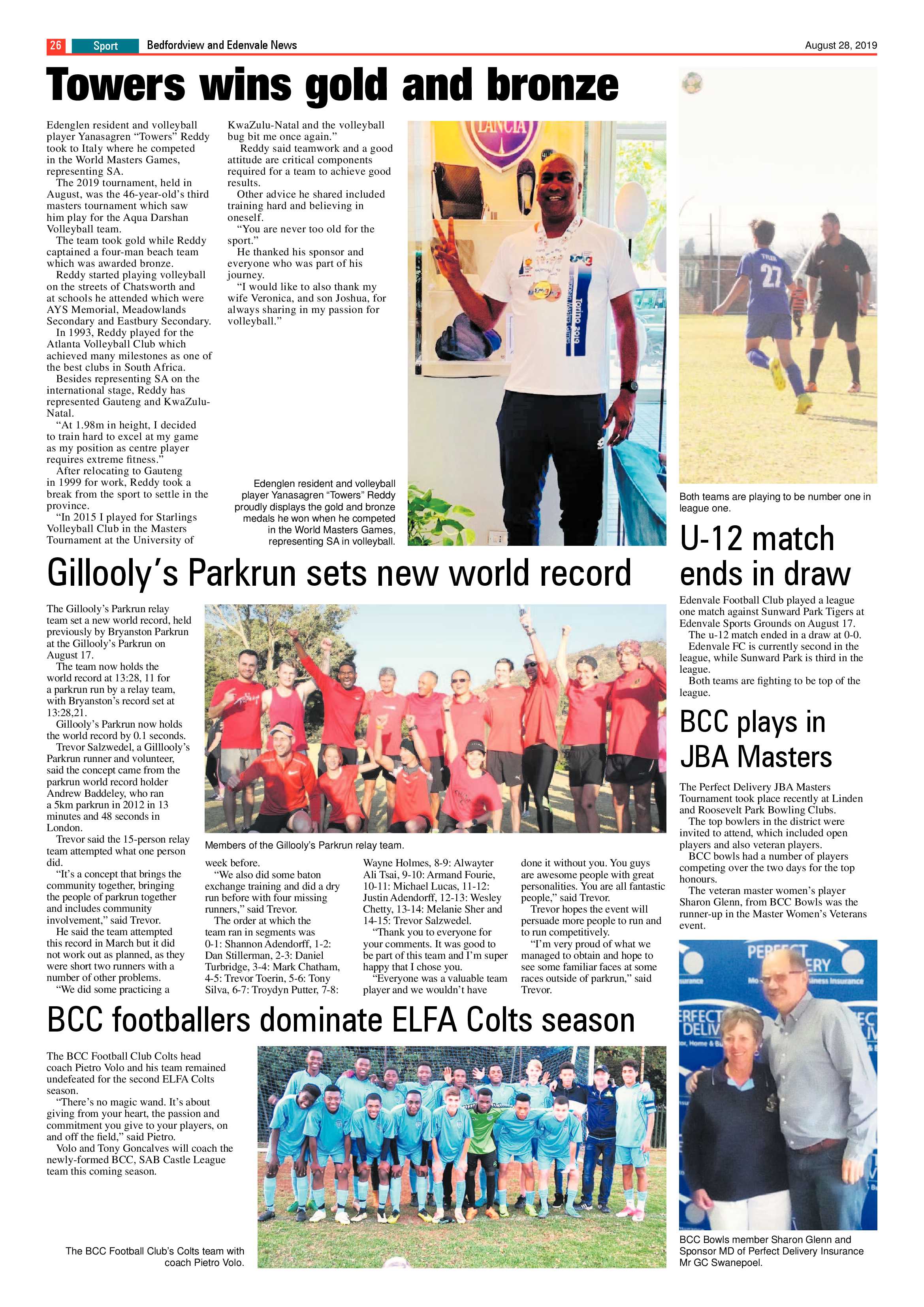 Bedfordview and Edenavale News 28 August 2019 page 26