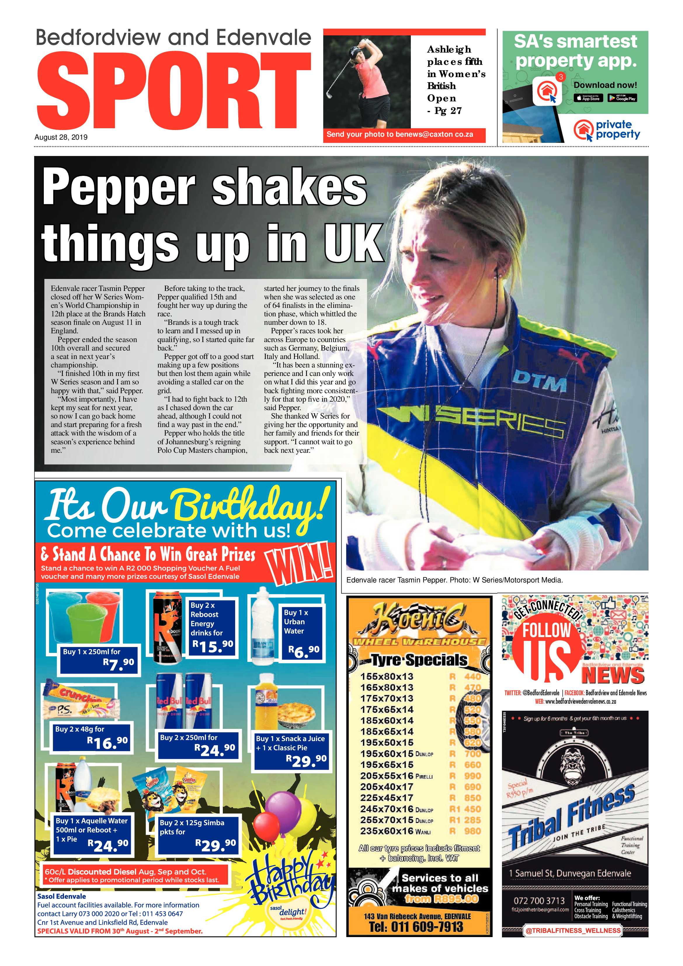Bedfordview and Edenavale News 28 August 2019 page 28
