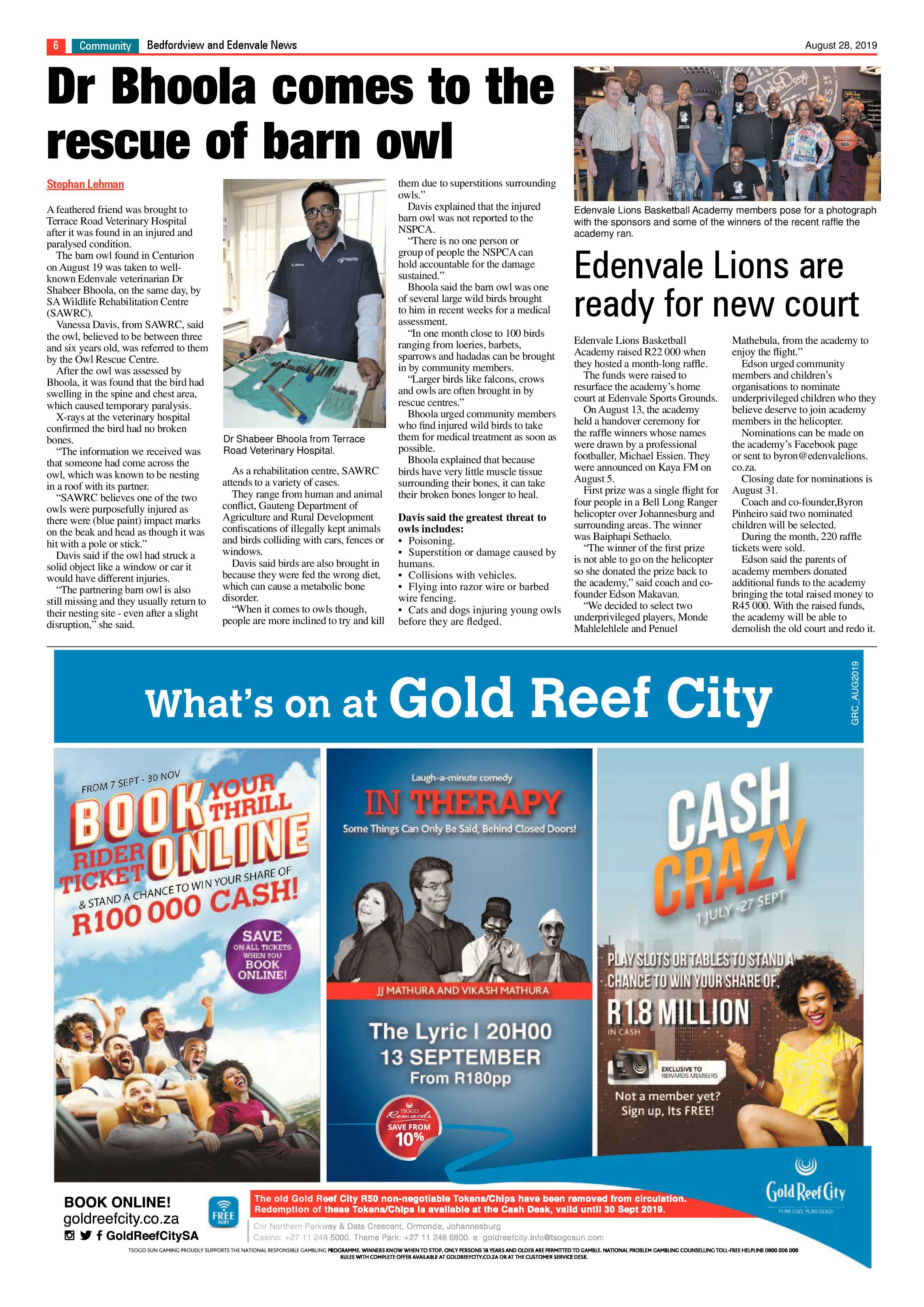 Bedfordview and Edenavale News 28 August 2019 page 6
