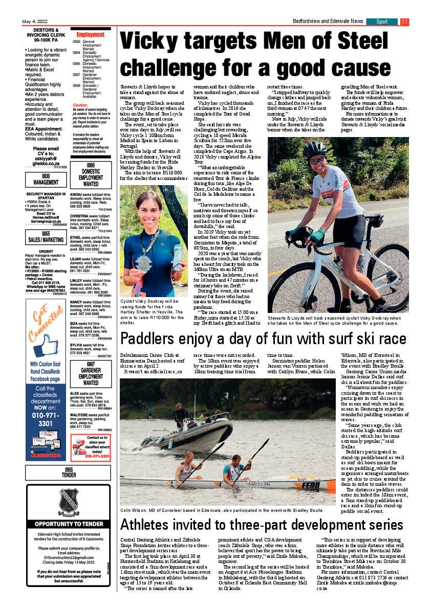 Bedfordview and Edenvale News 04 May 2022 page 11
