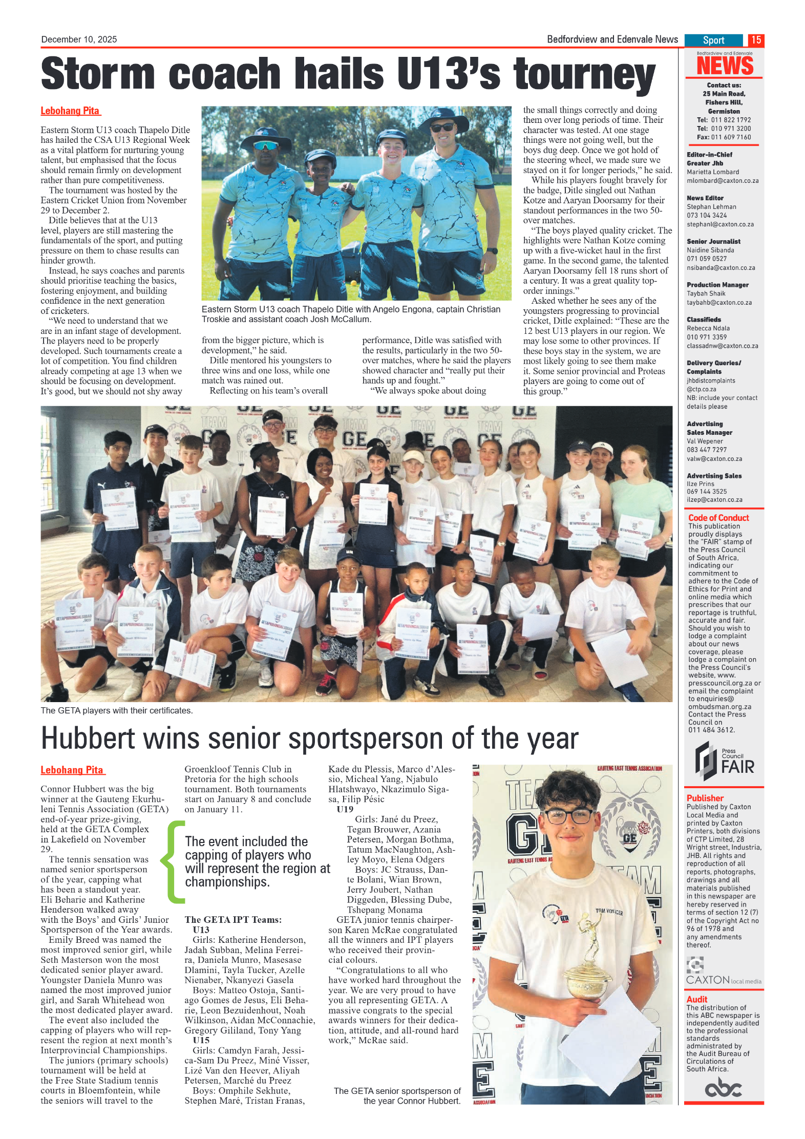 Bedfordview and Edenvale 10 December 2025 page 17