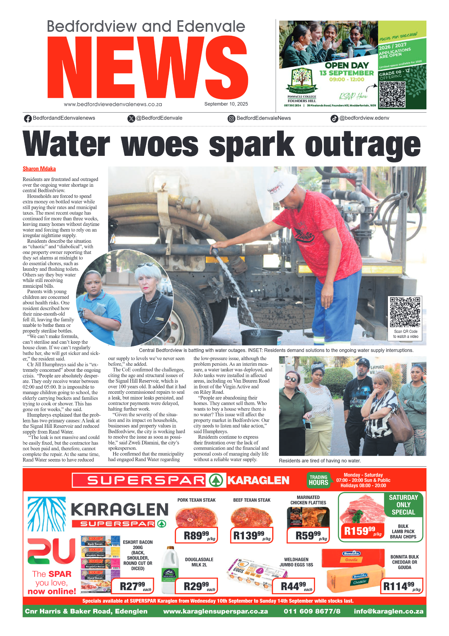 Bedfordview and Edenvale 10 September 2025 page 1