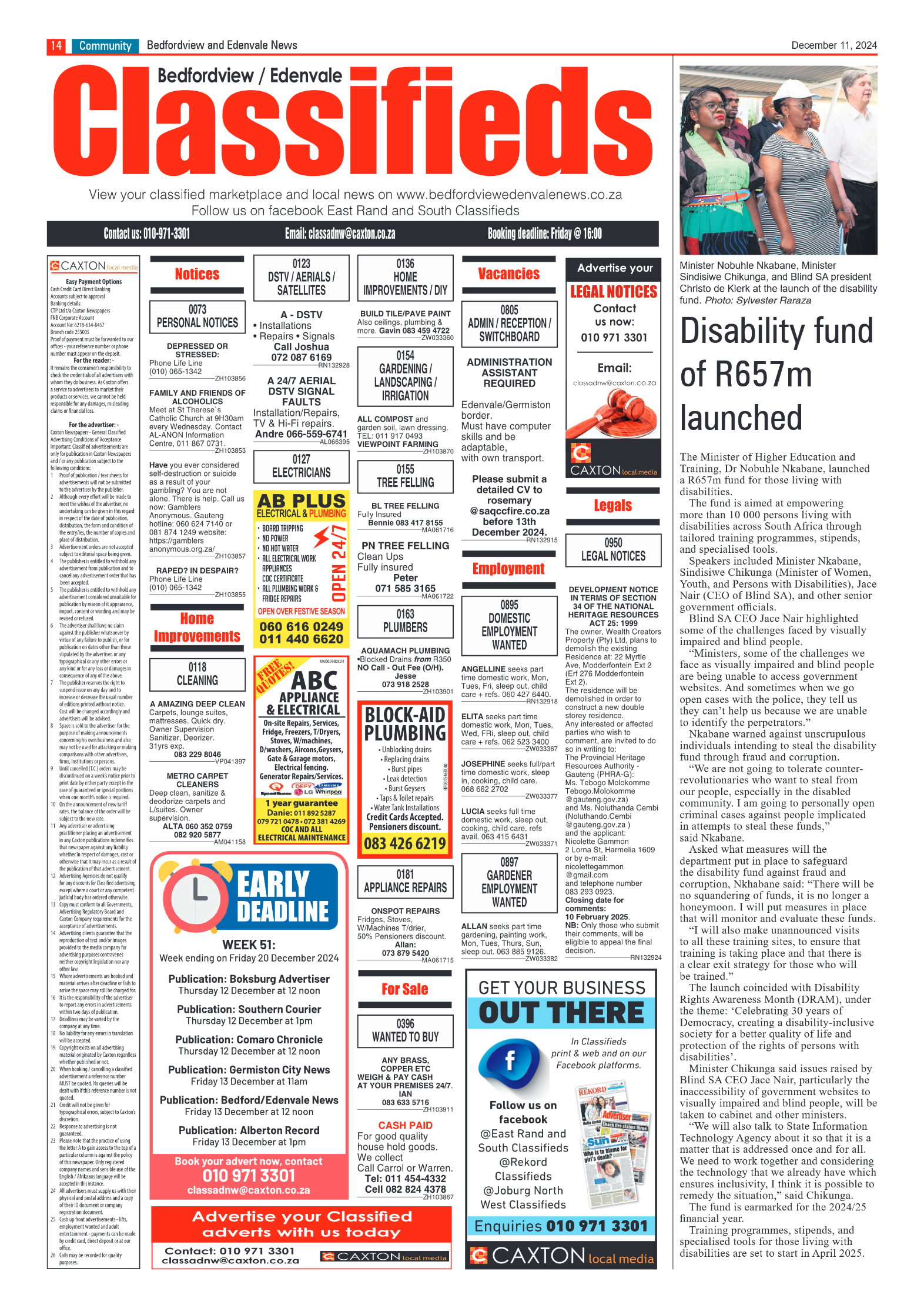 Bedfordview and Edenvale 11 December 2024 page 14