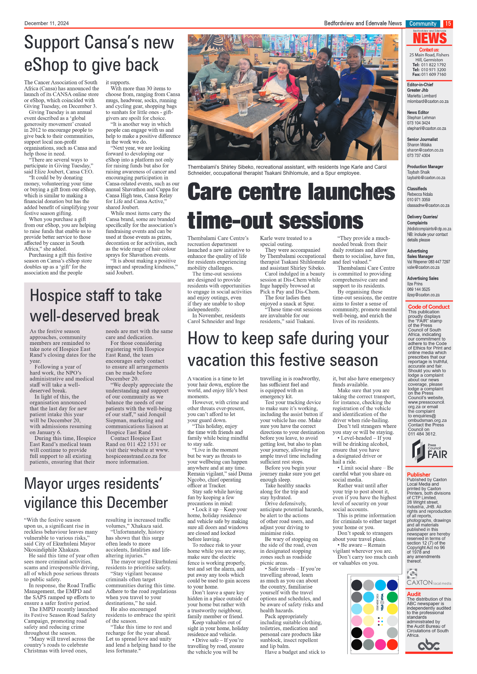 Bedfordview and Edenvale 11 December 2024 page 15