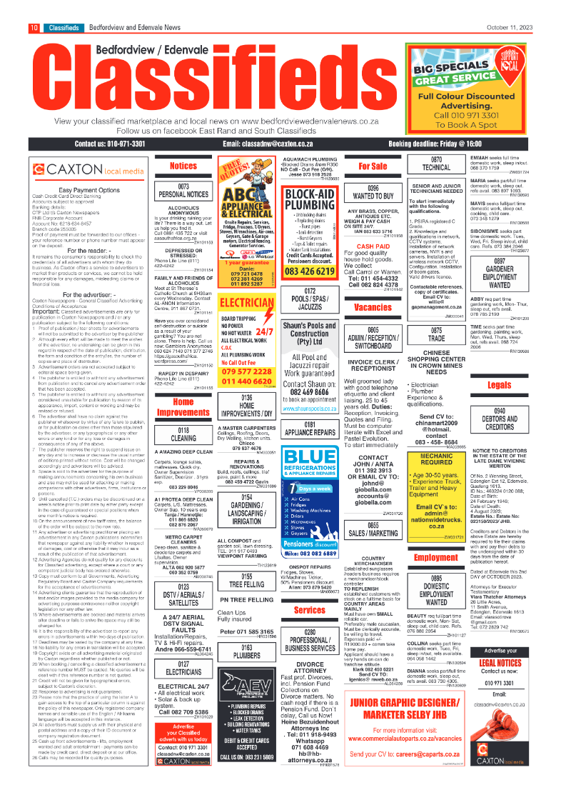Bedfordview and Edenvale 11 October 2023 page 10