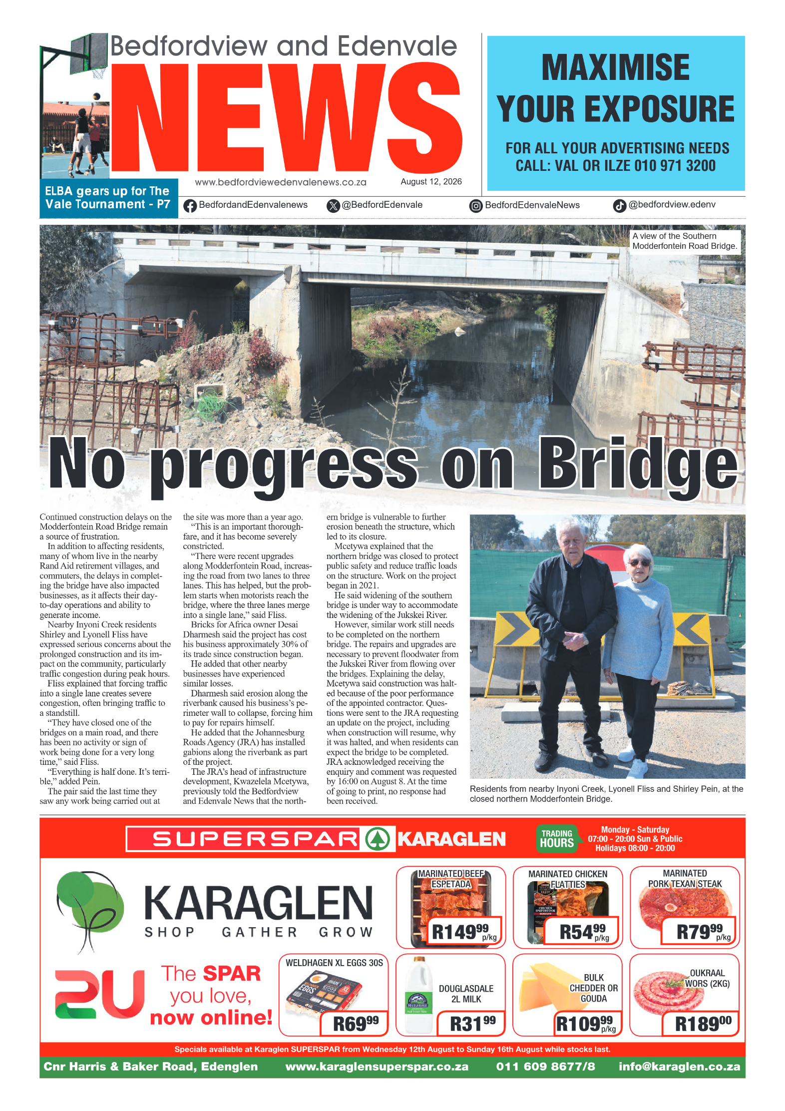 Bedfordview and Edenvale 12 August 2026 page 1