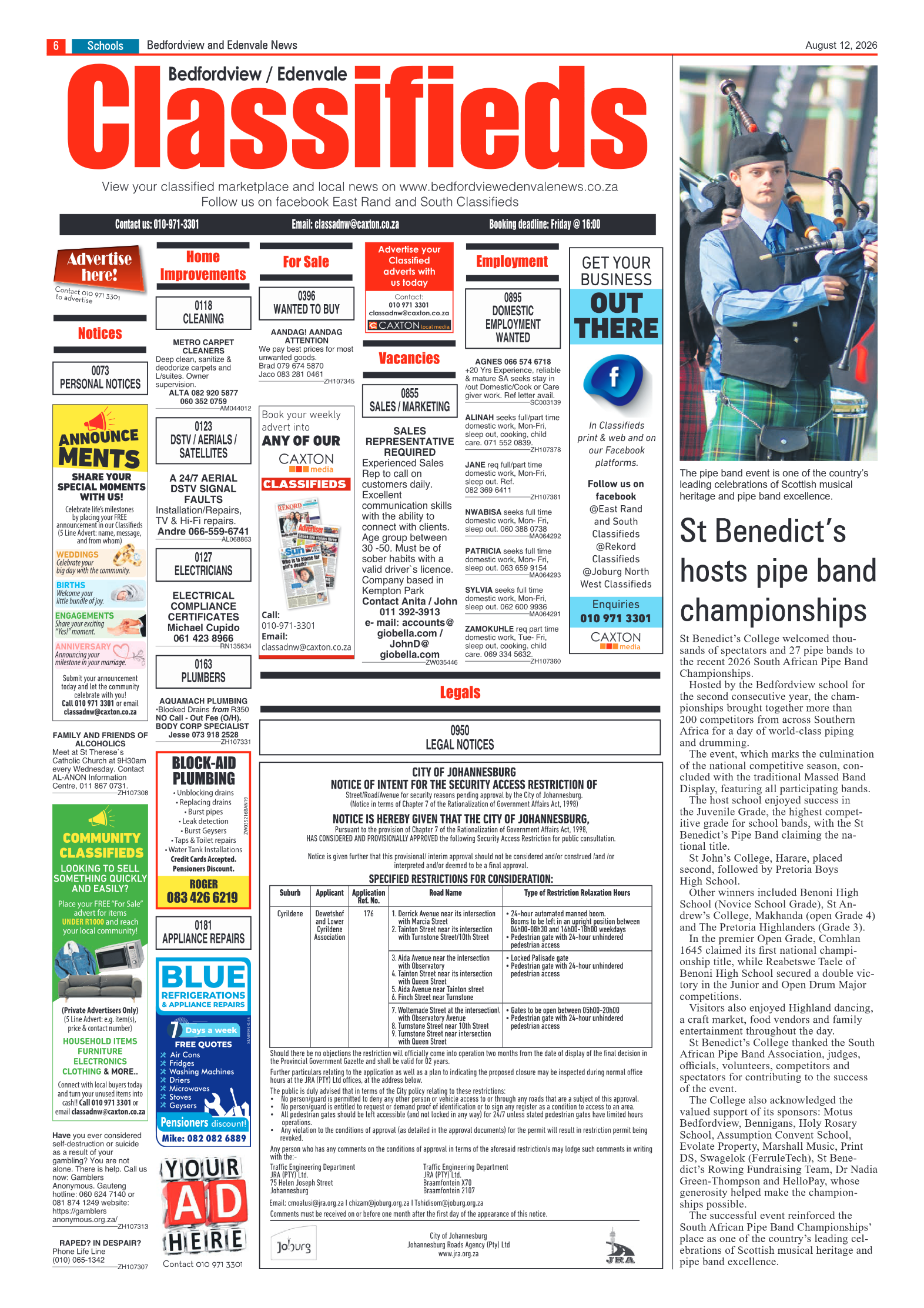 Bedfordview and Edenvale 12 August 2026 page 6