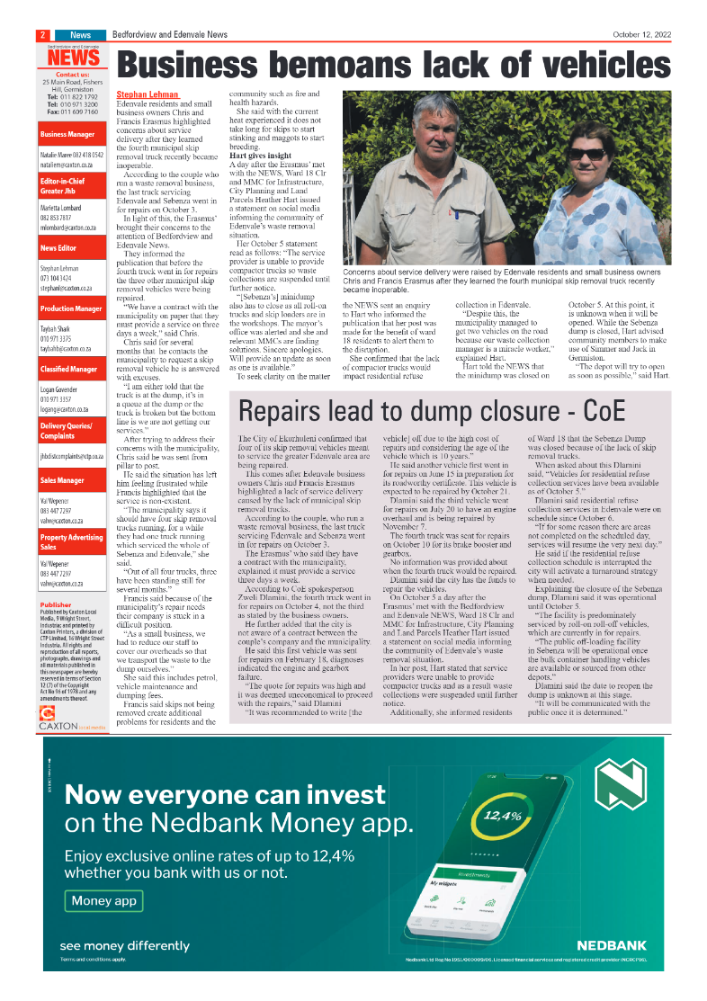 Bedfordview and Edenvale 12 October 2022 page 2