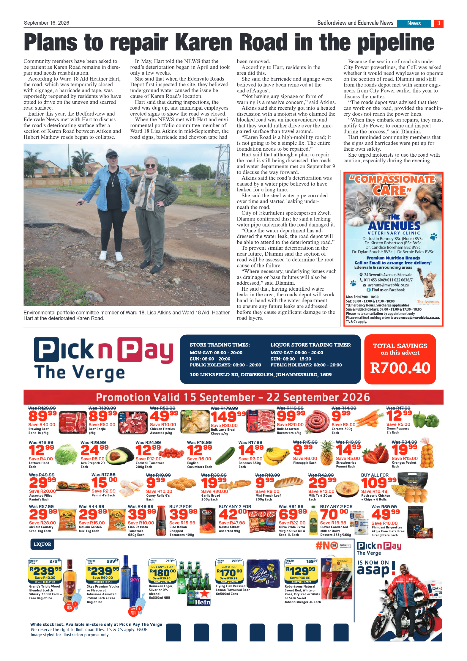Bedfordview and Edenvale 12 September 2026 page 3