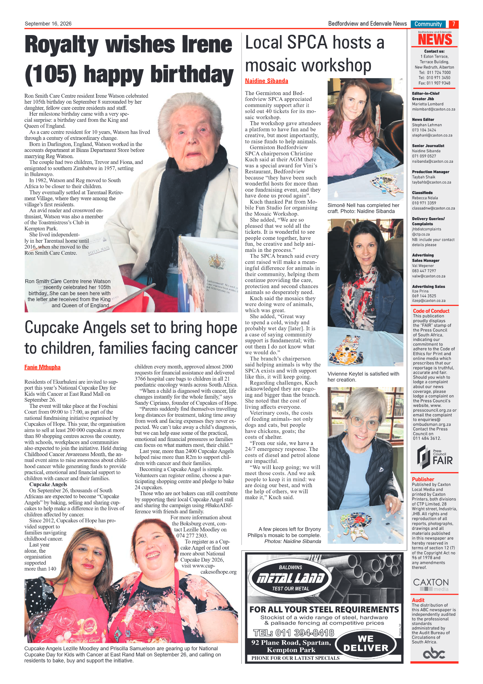 Bedfordview and Edenvale 12 September 2026 page 7