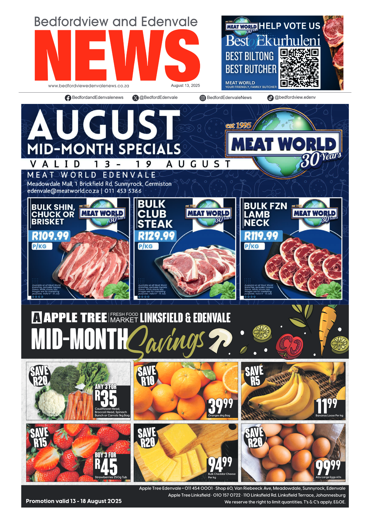 Bedfordview and Edenvale 13 August 2025 page 1