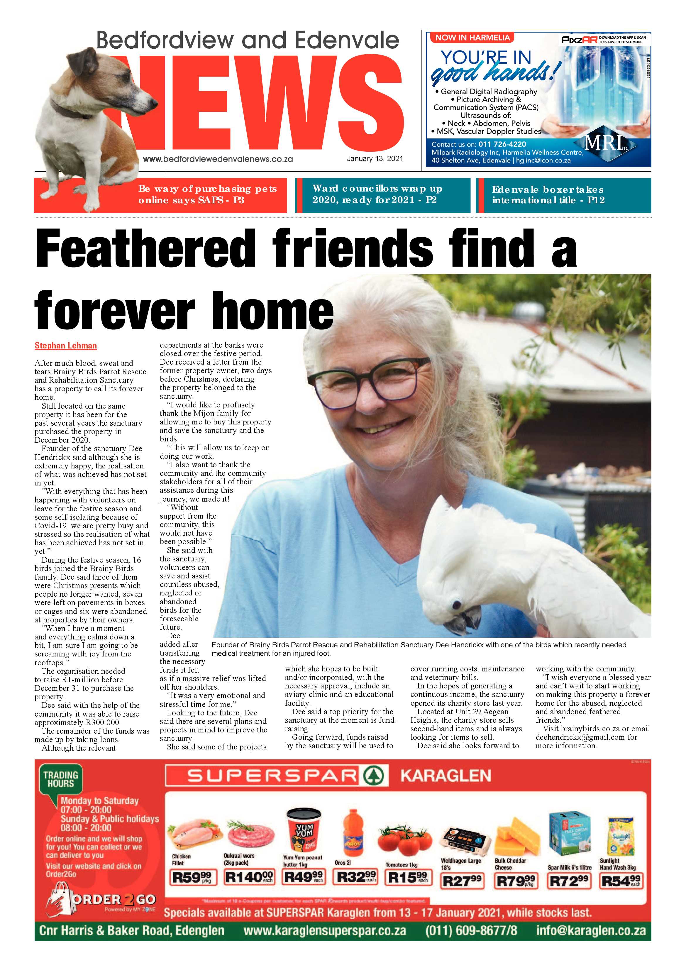 Bedfordview and Edenvale 13 January 2021 page 1