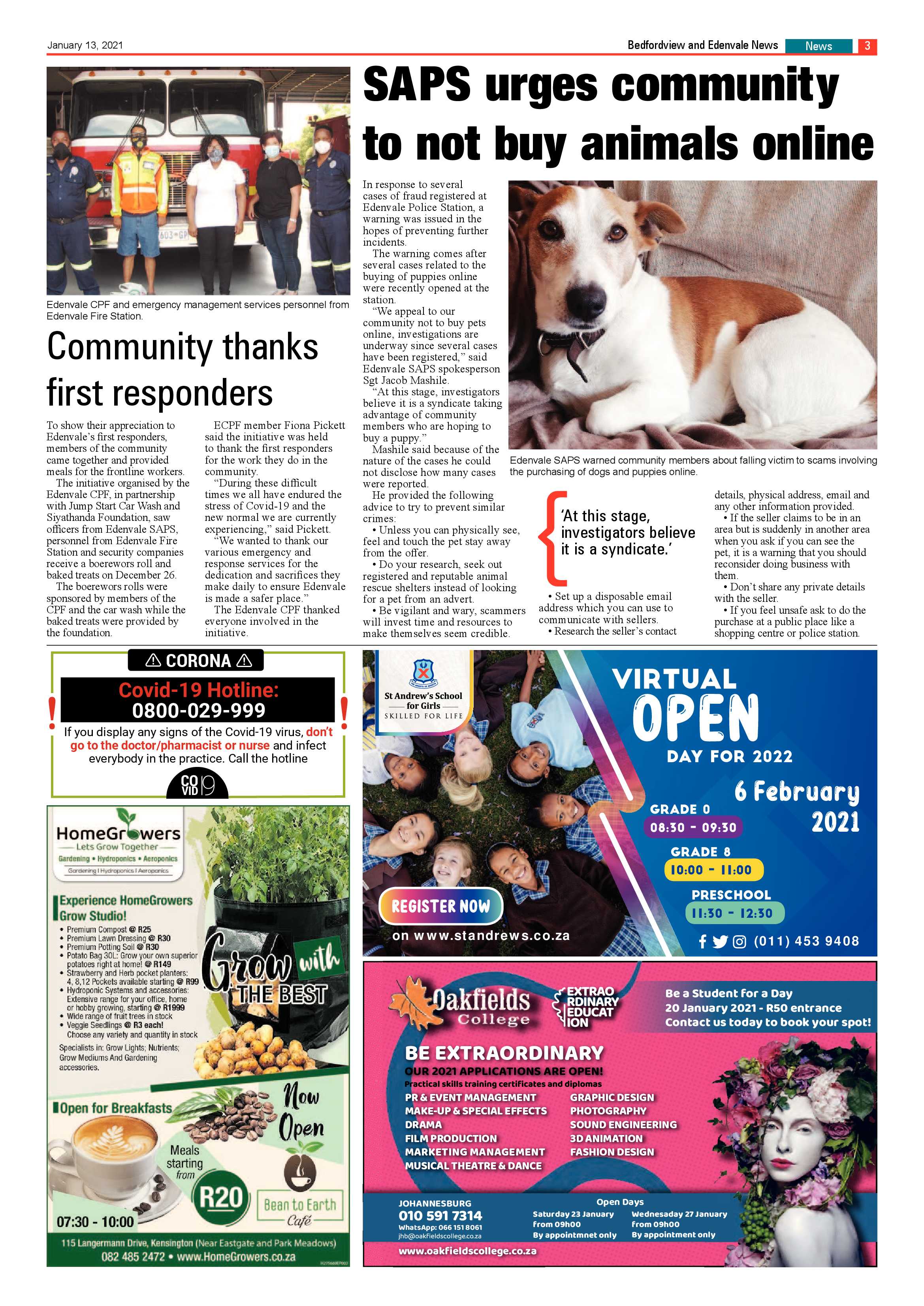 Bedfordview and Edenvale 13 January 2021 page 3