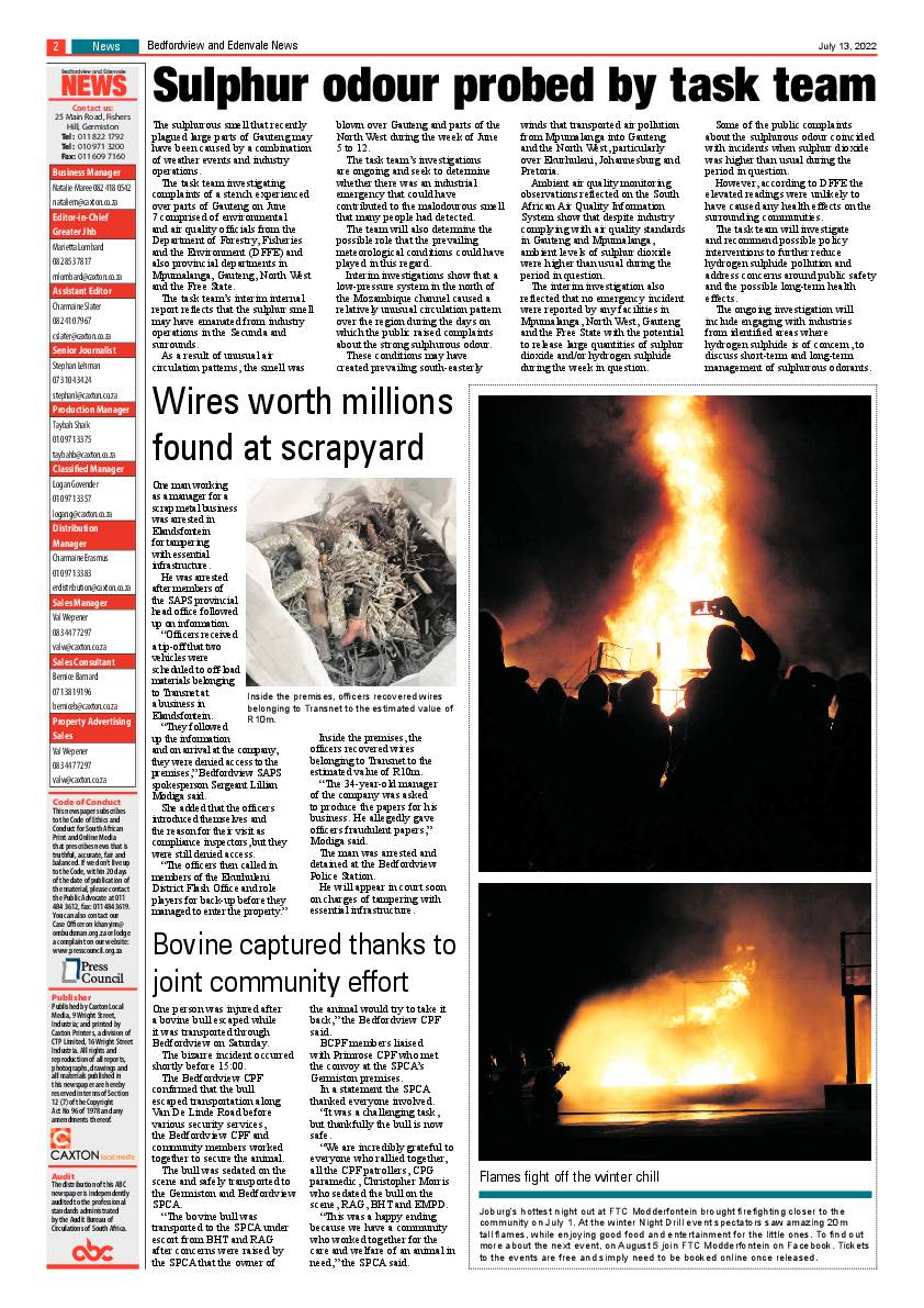 Bedfordview and Edenvale 13 July 2022 page 2