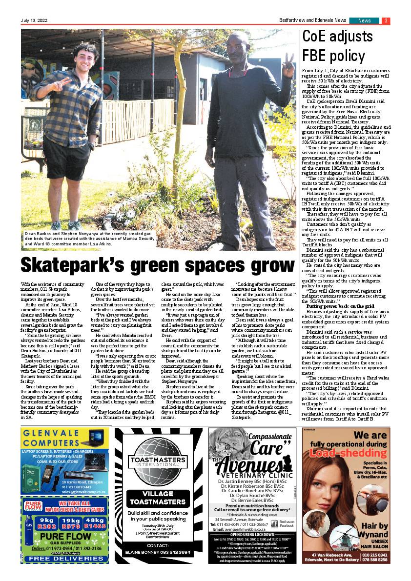 Bedfordview and Edenvale 13 July 2022 page 3