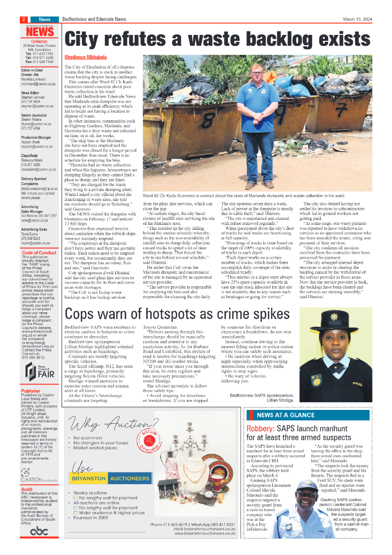 Bedfordview and Edenvale 13 March 2024 page 2