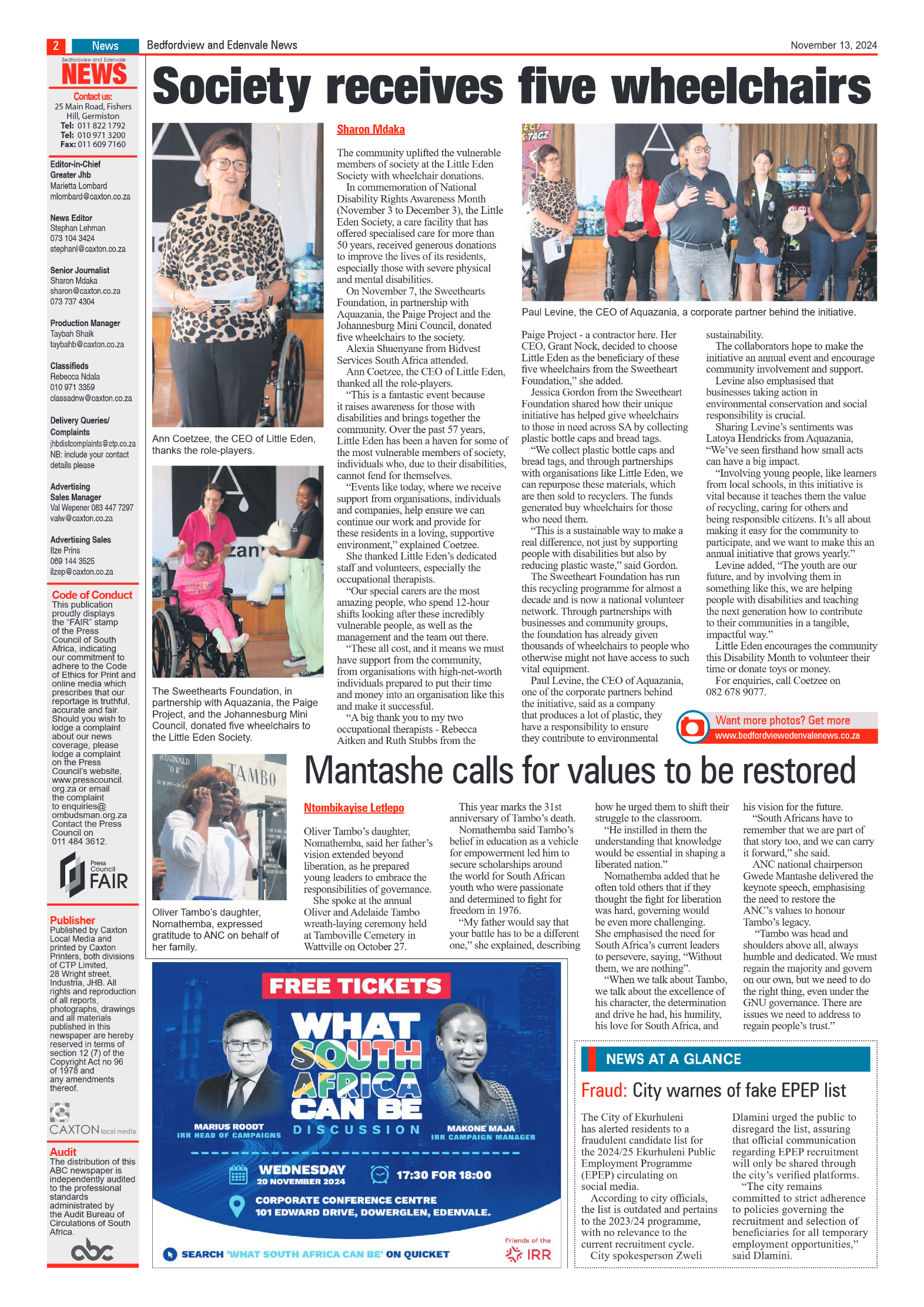 Bedfordview and Edenvale 13 November 2024 page 2