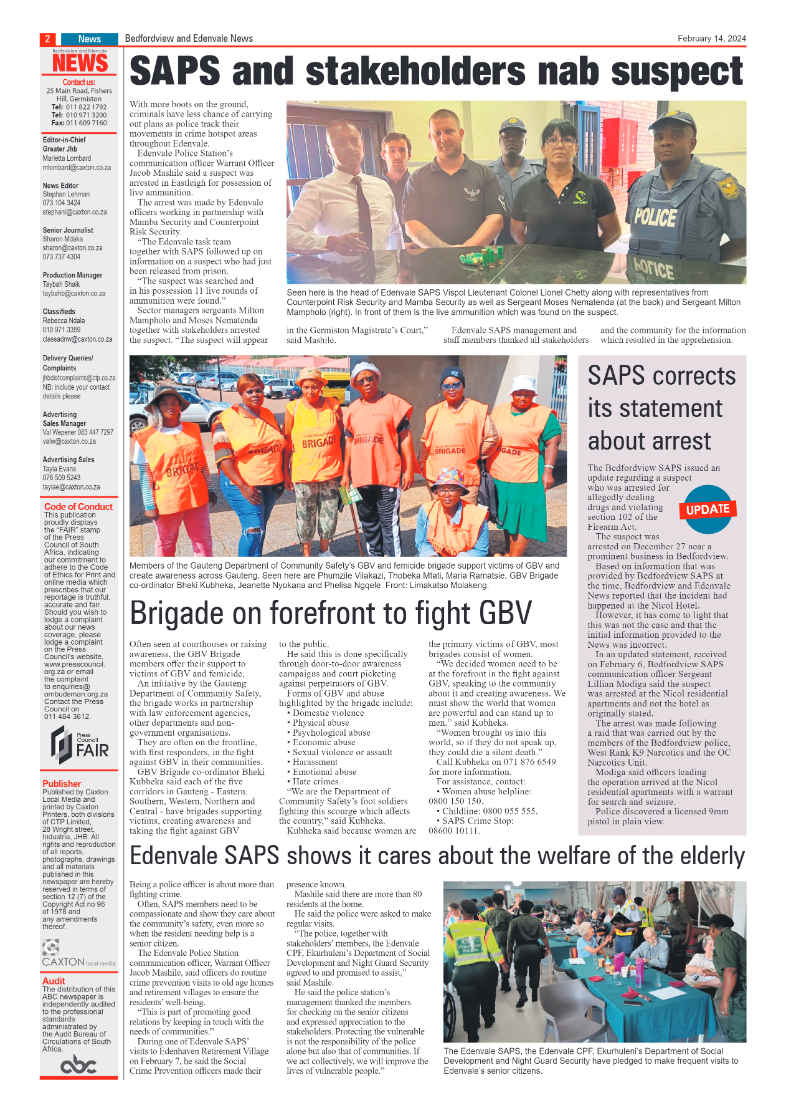 Bedfordview and Edenvale 14 February 2024 page 2