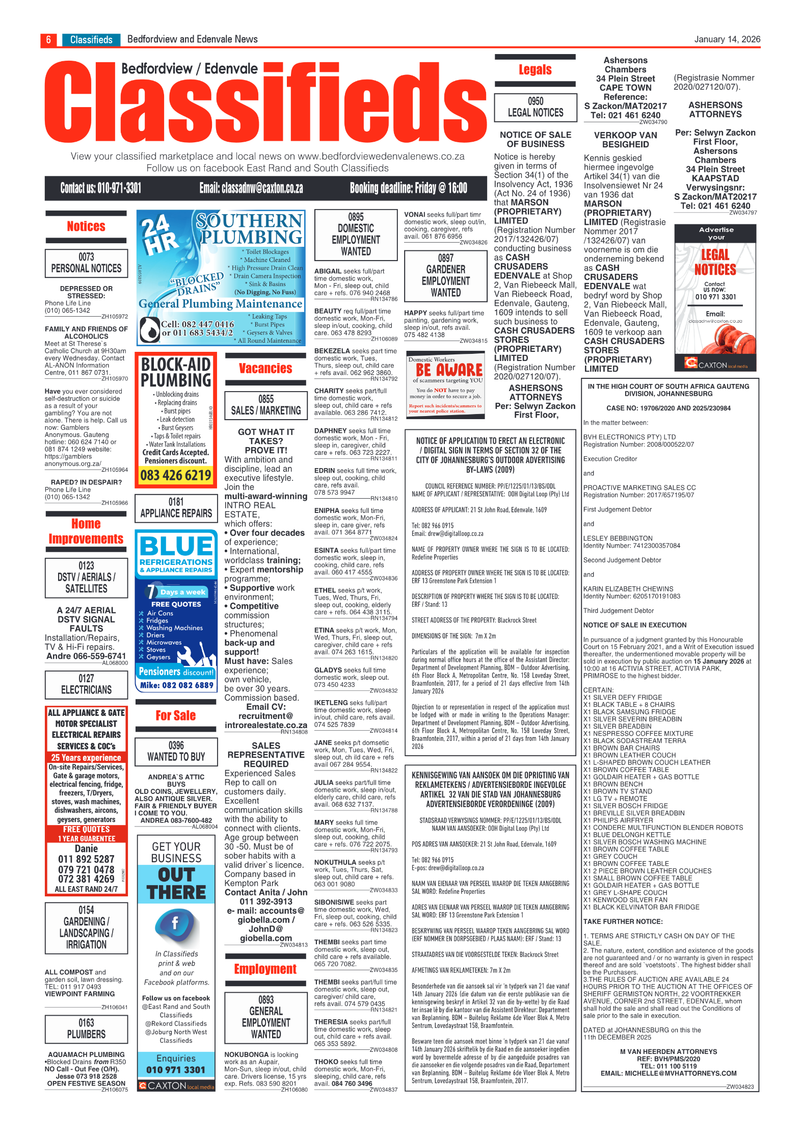 Bedfordview and Edenvale 14 January 2026 page 8