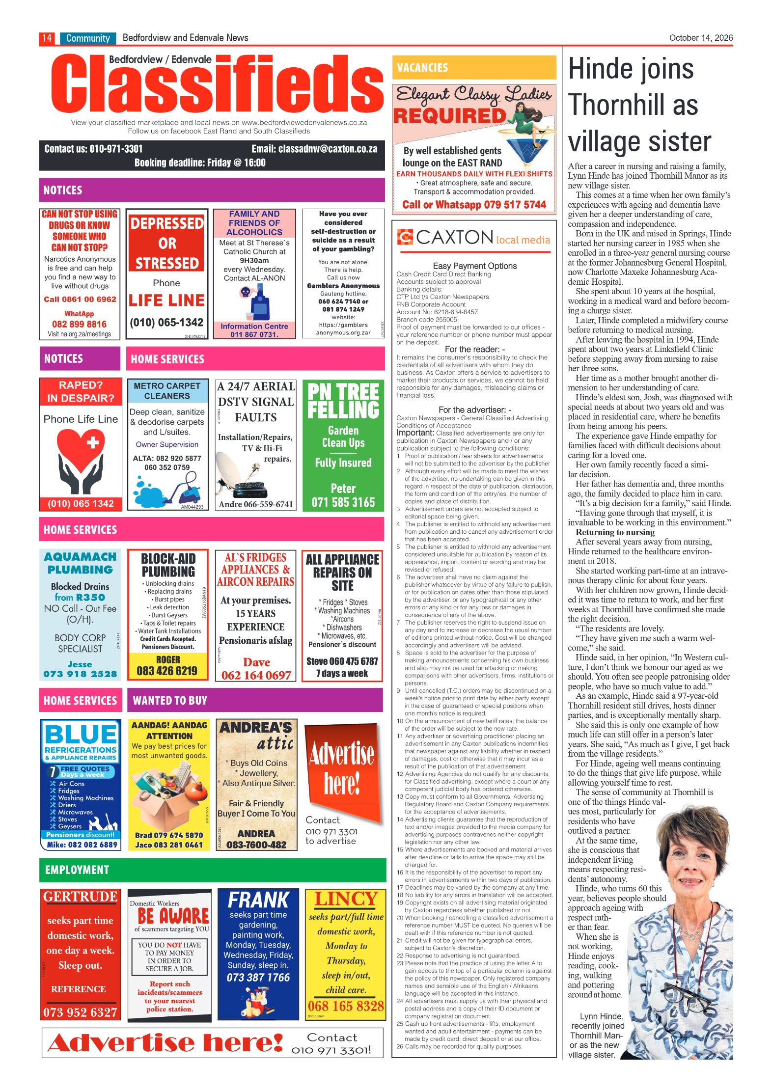 Bedfordview and Edenvale 14 October 2026 page 14