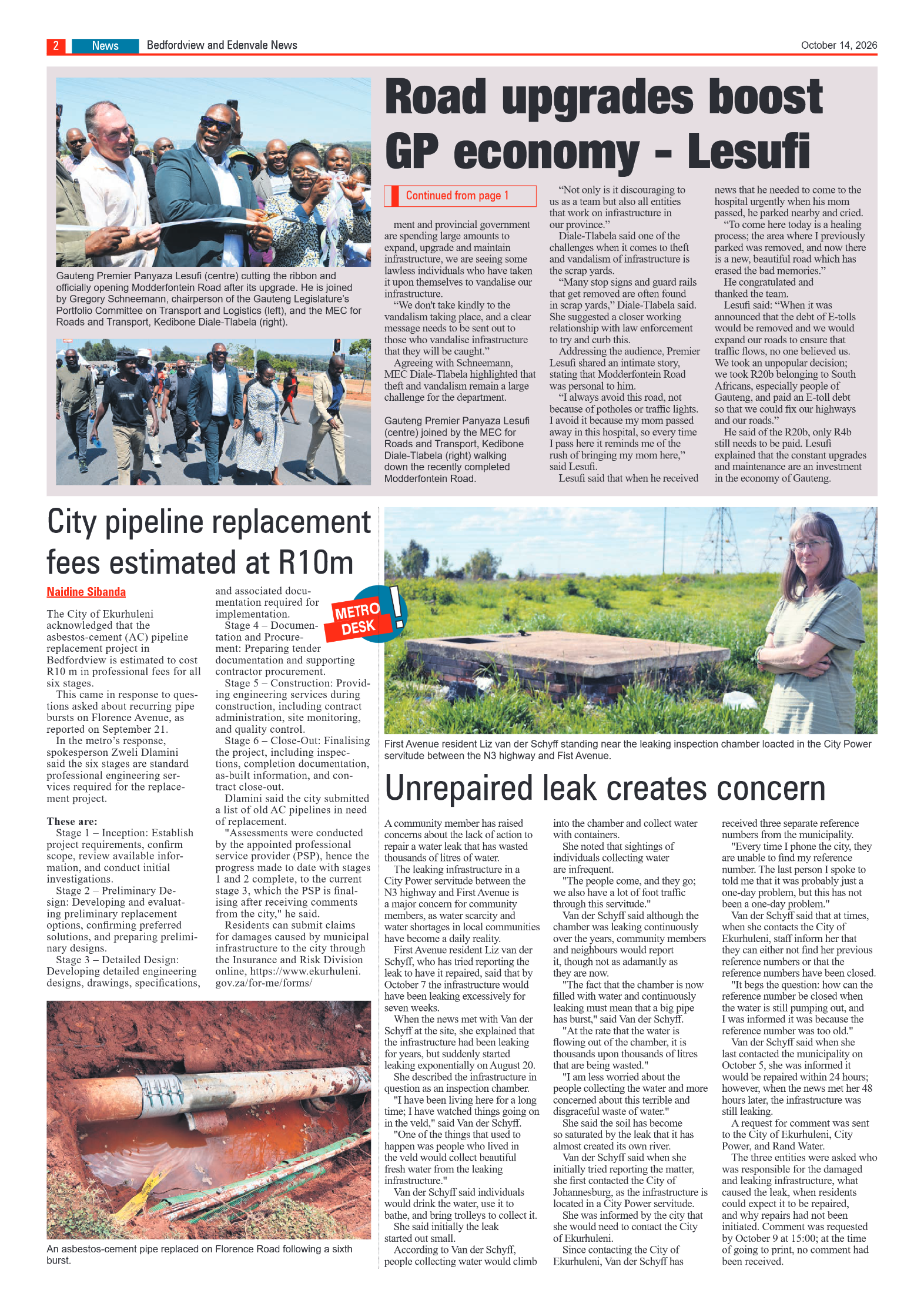 Bedfordview and Edenvale 14 October 2026 page 2