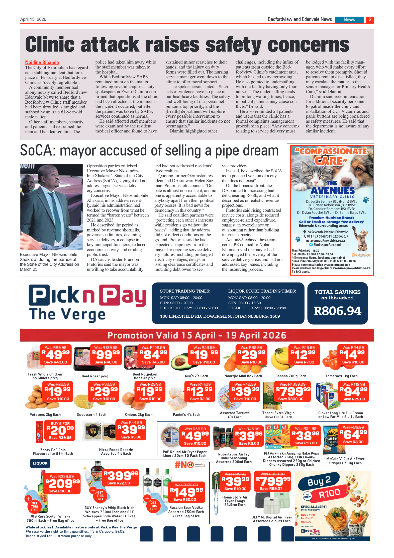 Bedfordview and Edenvale 15 April 2026 page 3