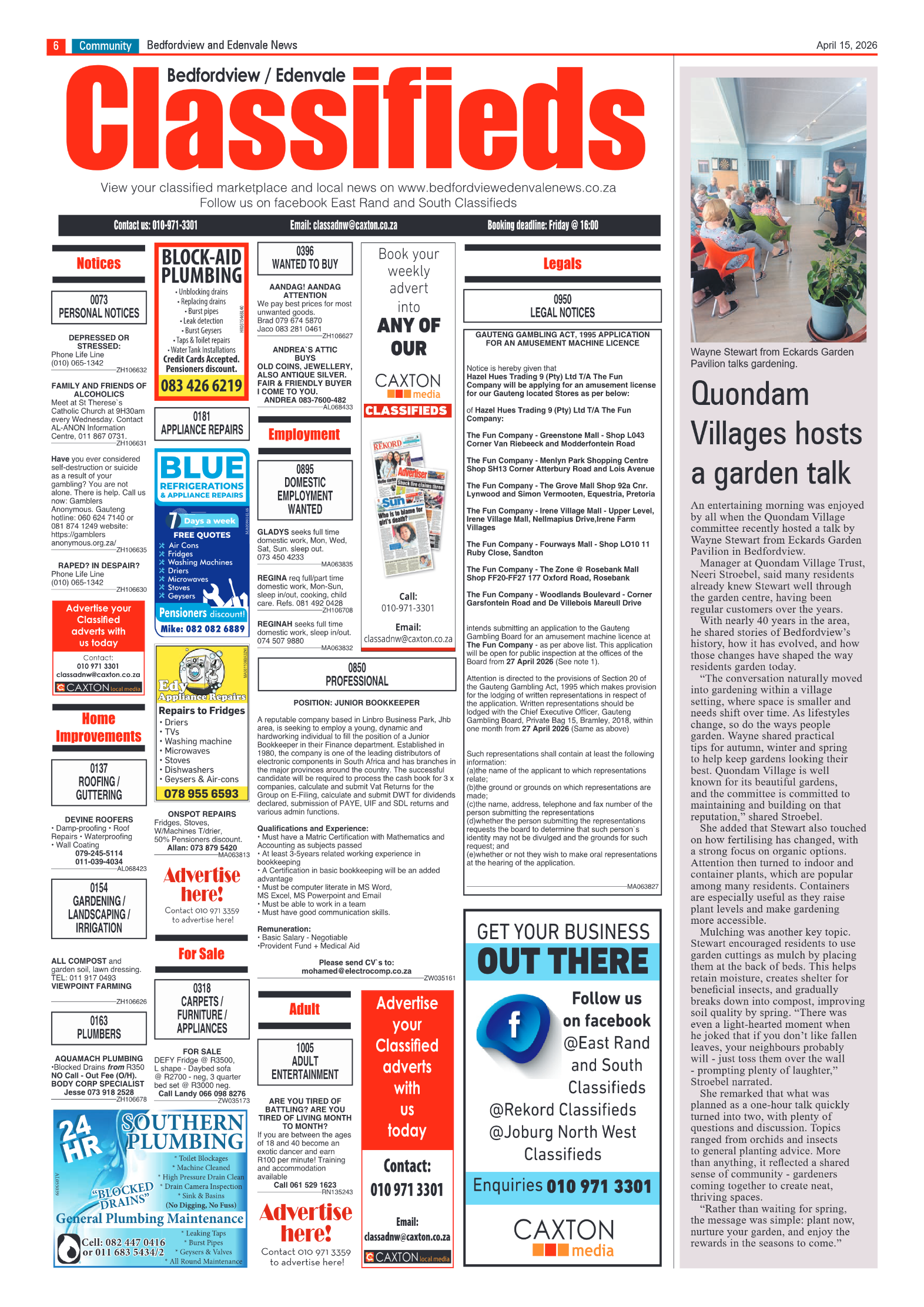 Bedfordview and Edenvale 15 April 2026 page 6