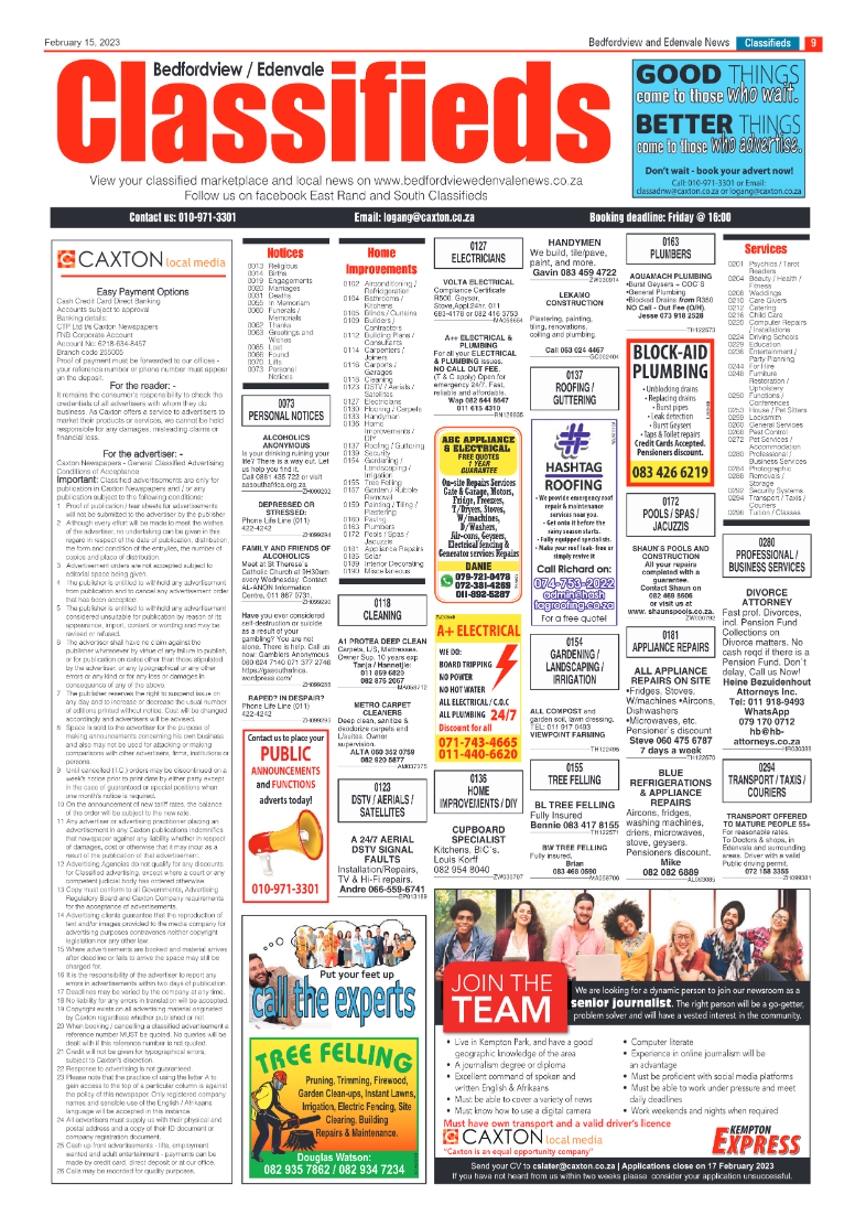Bedfordview and Edenvale 15 February 2023 page 9