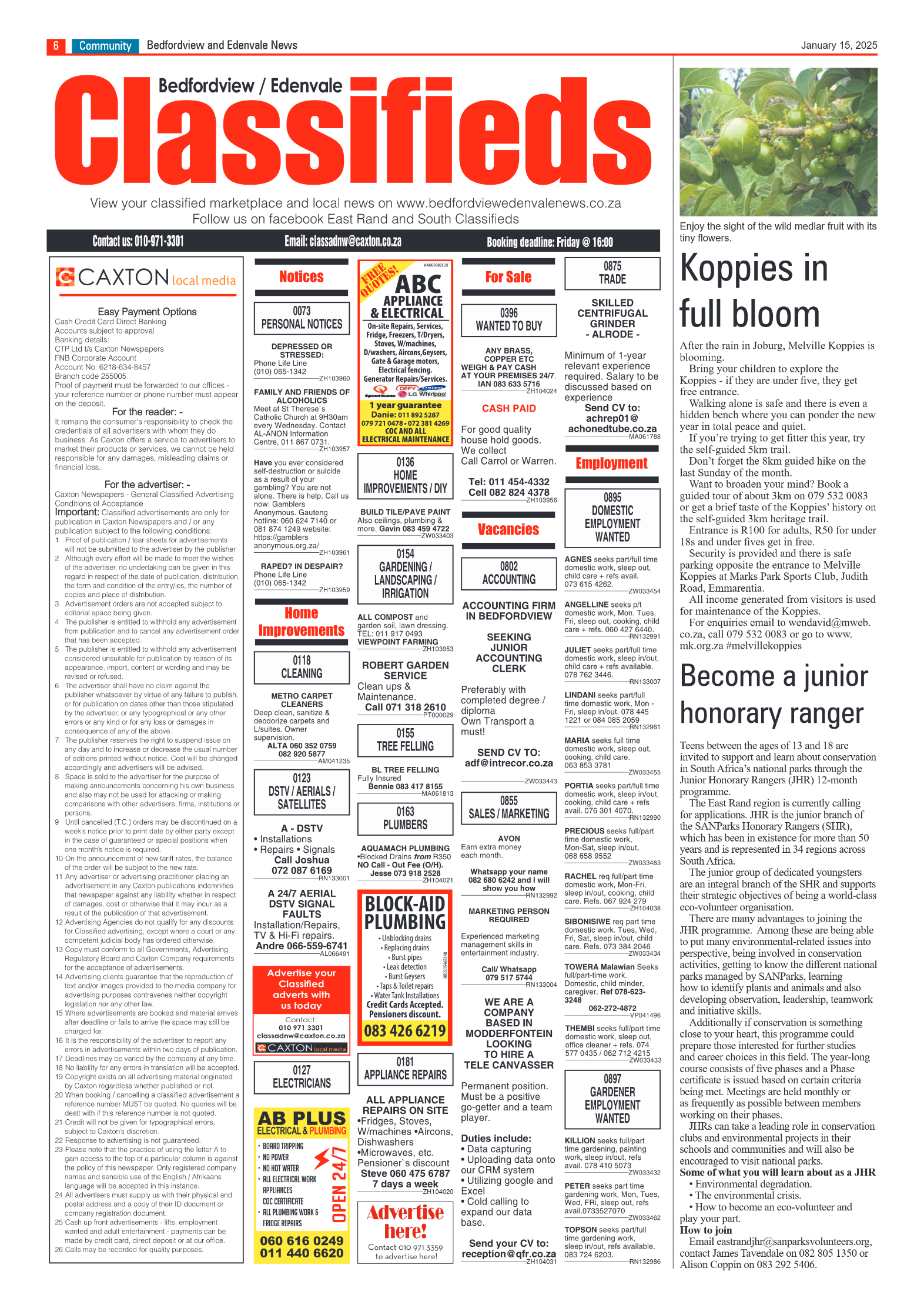Bedfordview and Edenvale 15 January 2025 page 6